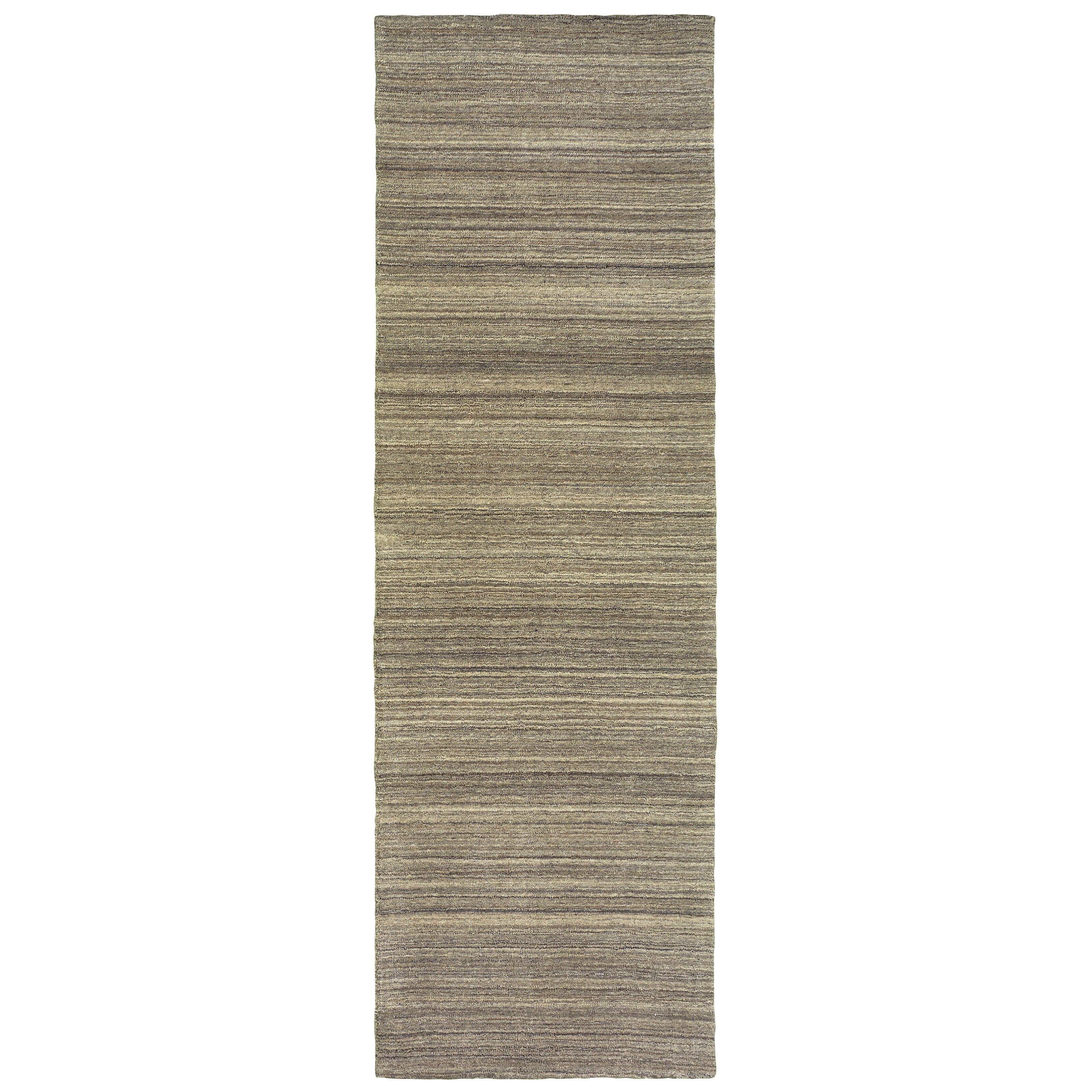 4'X6' Two-Toned Brown And Beige Indoor Area Rug