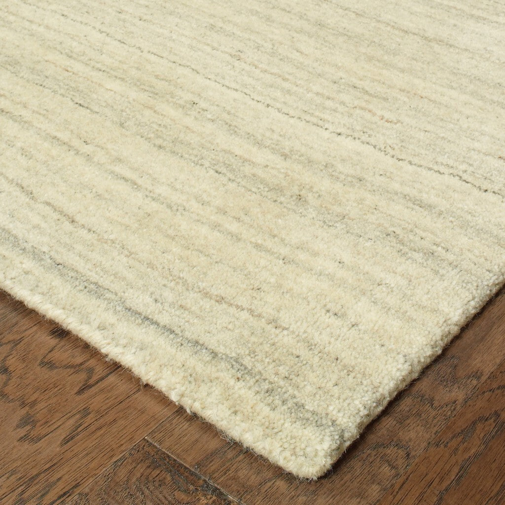 10' X 13' Two-Toned Beige And Grayarea Rug