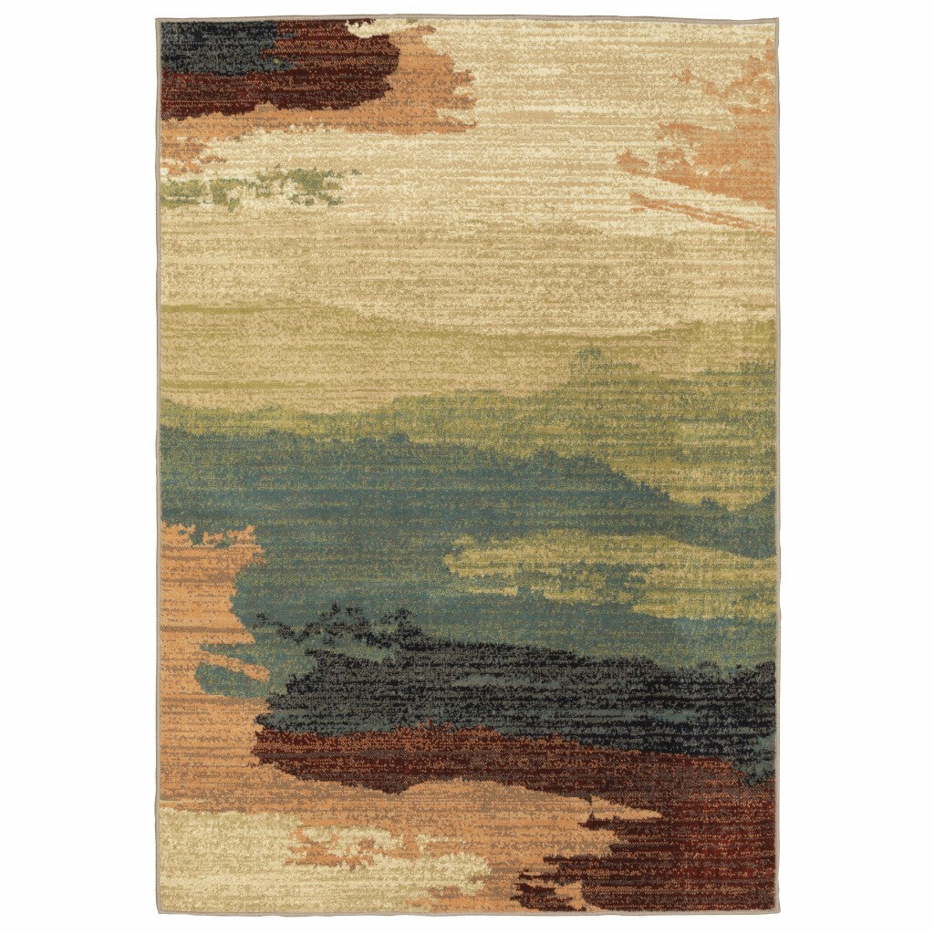 10' X 13' Modern Abstract Indoor Area Rug