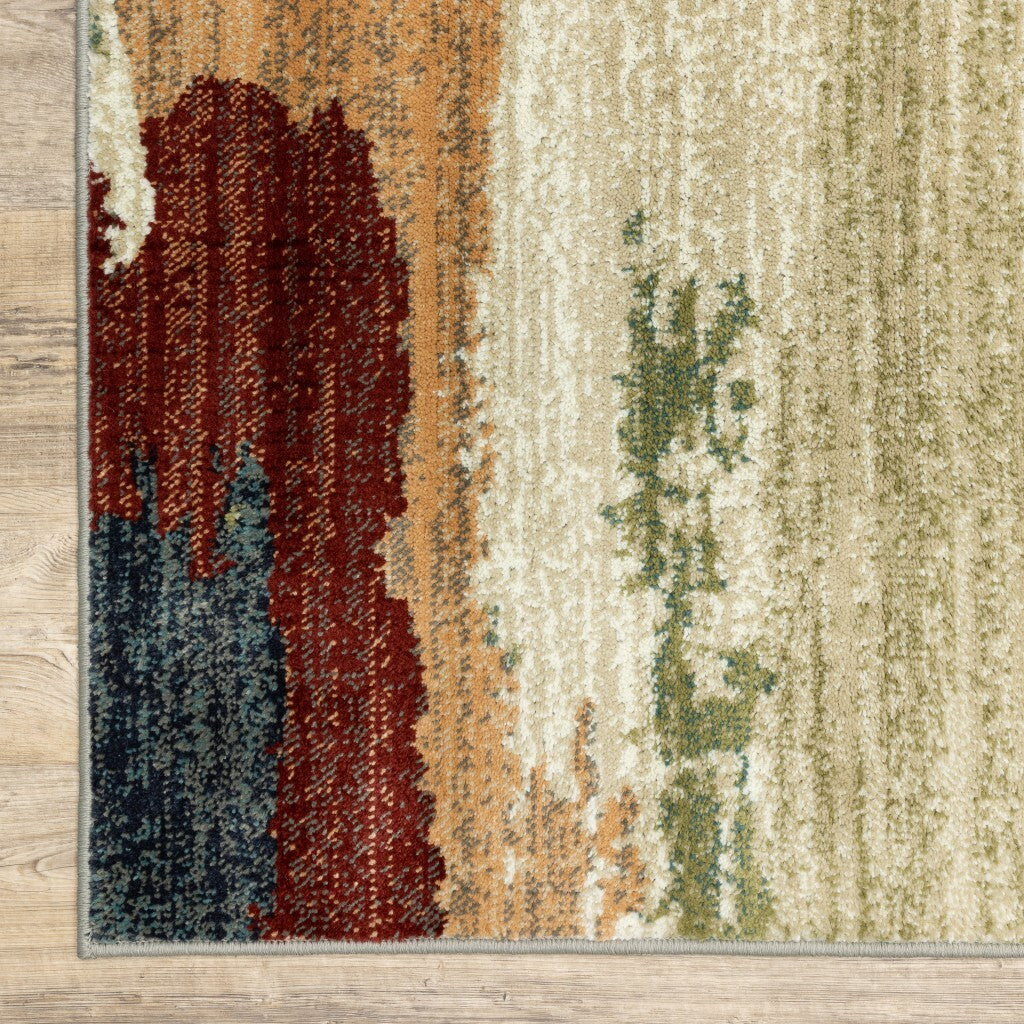 10' X 13' Modern Abstract Indoor Area Rug