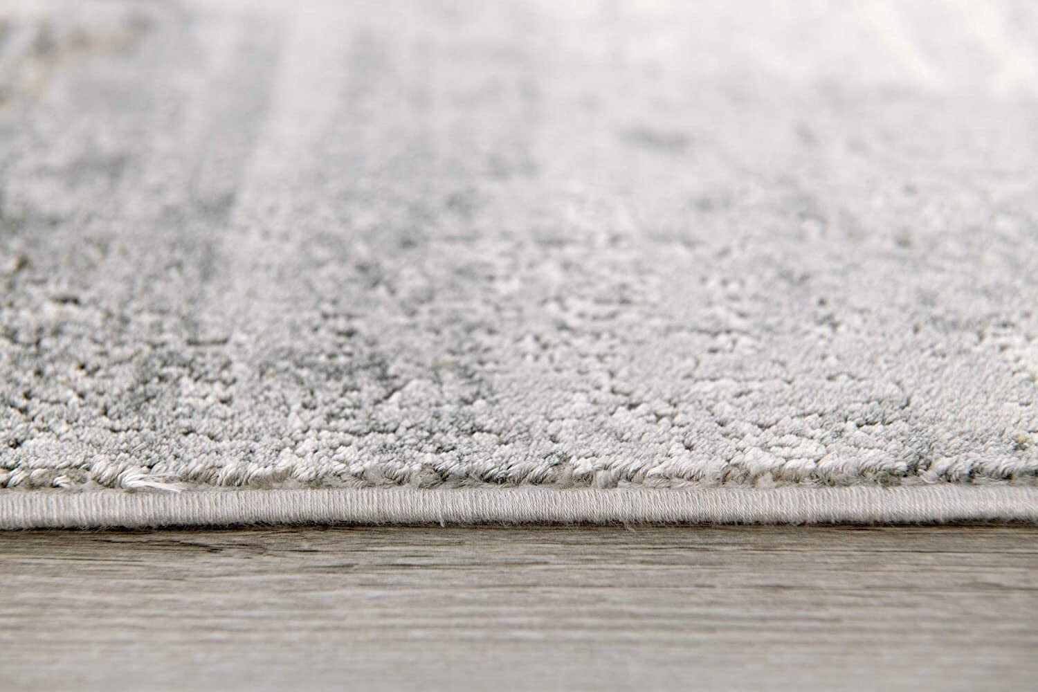 5' X 8' Gray Distressed Prism Modern Area Rug