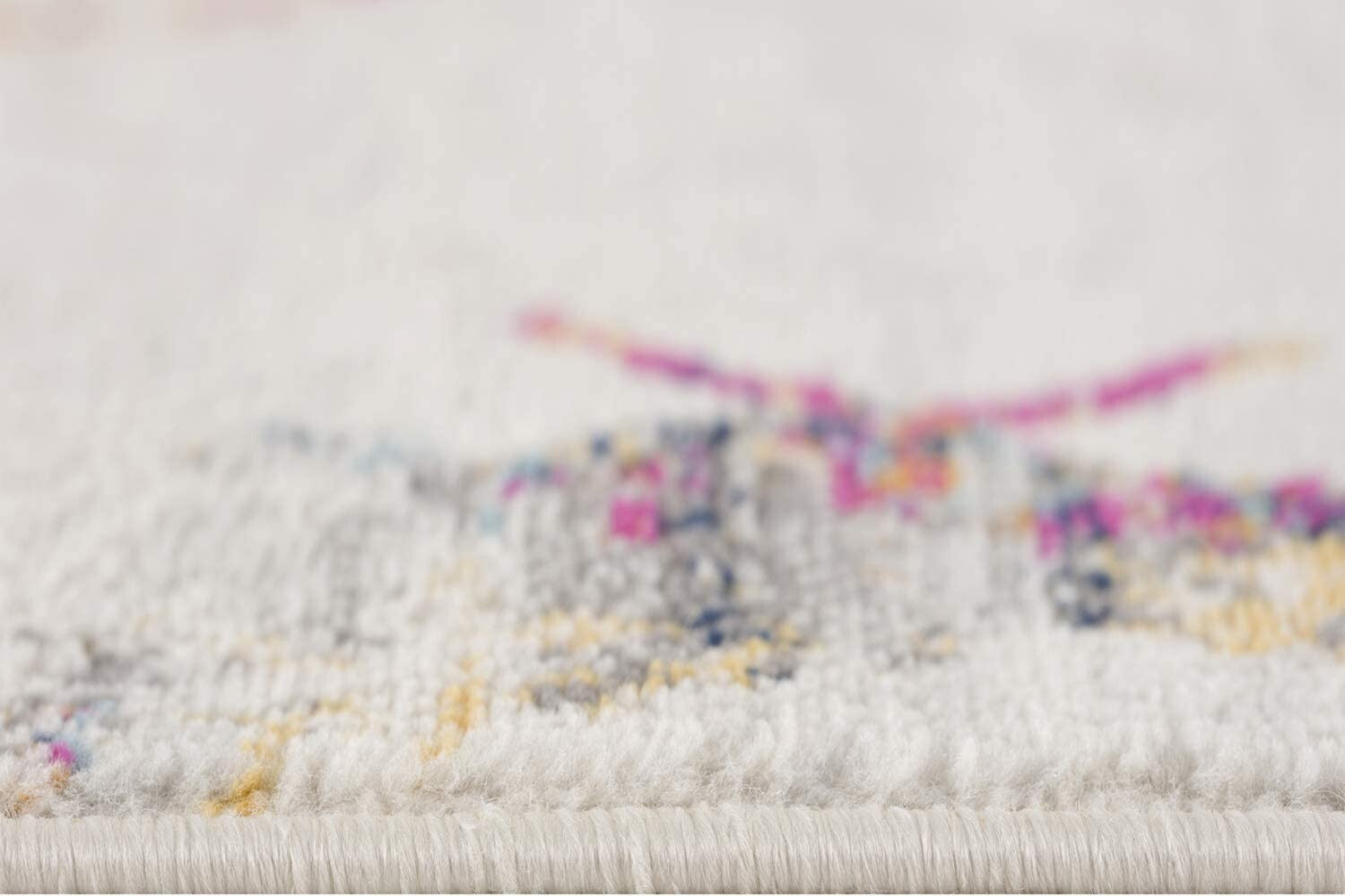 3' X 5' White Berber Pattern Area Rug