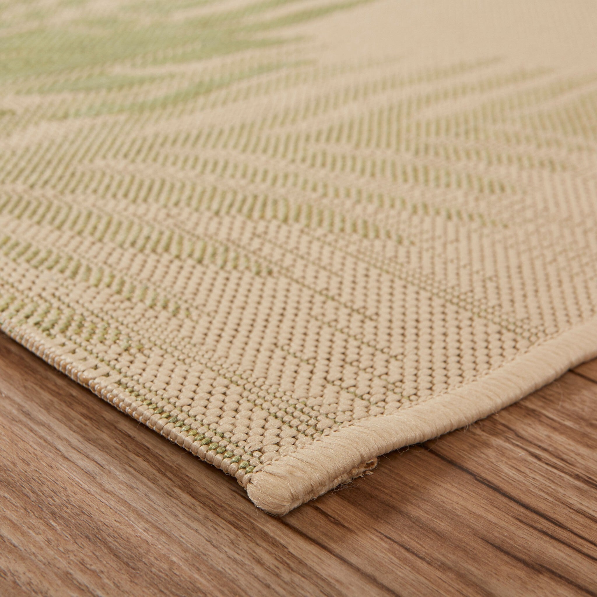 8' X 9' Green Palms Indoor Outdoor Area Rug