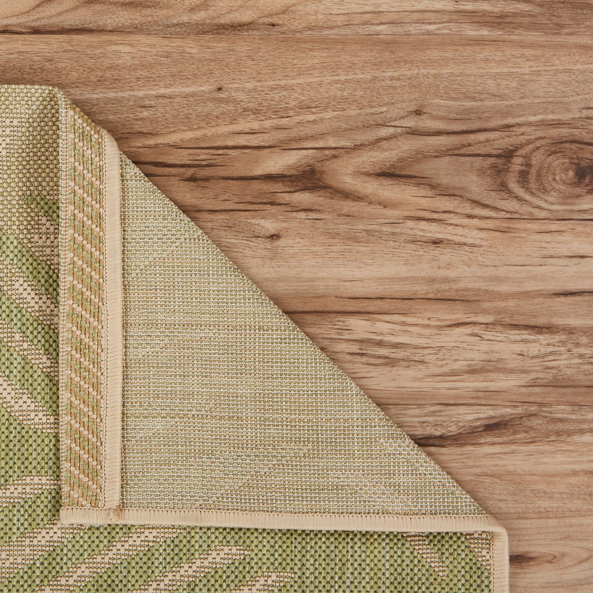 8' X 9' Green Palms Indoor Outdoor Area Rug