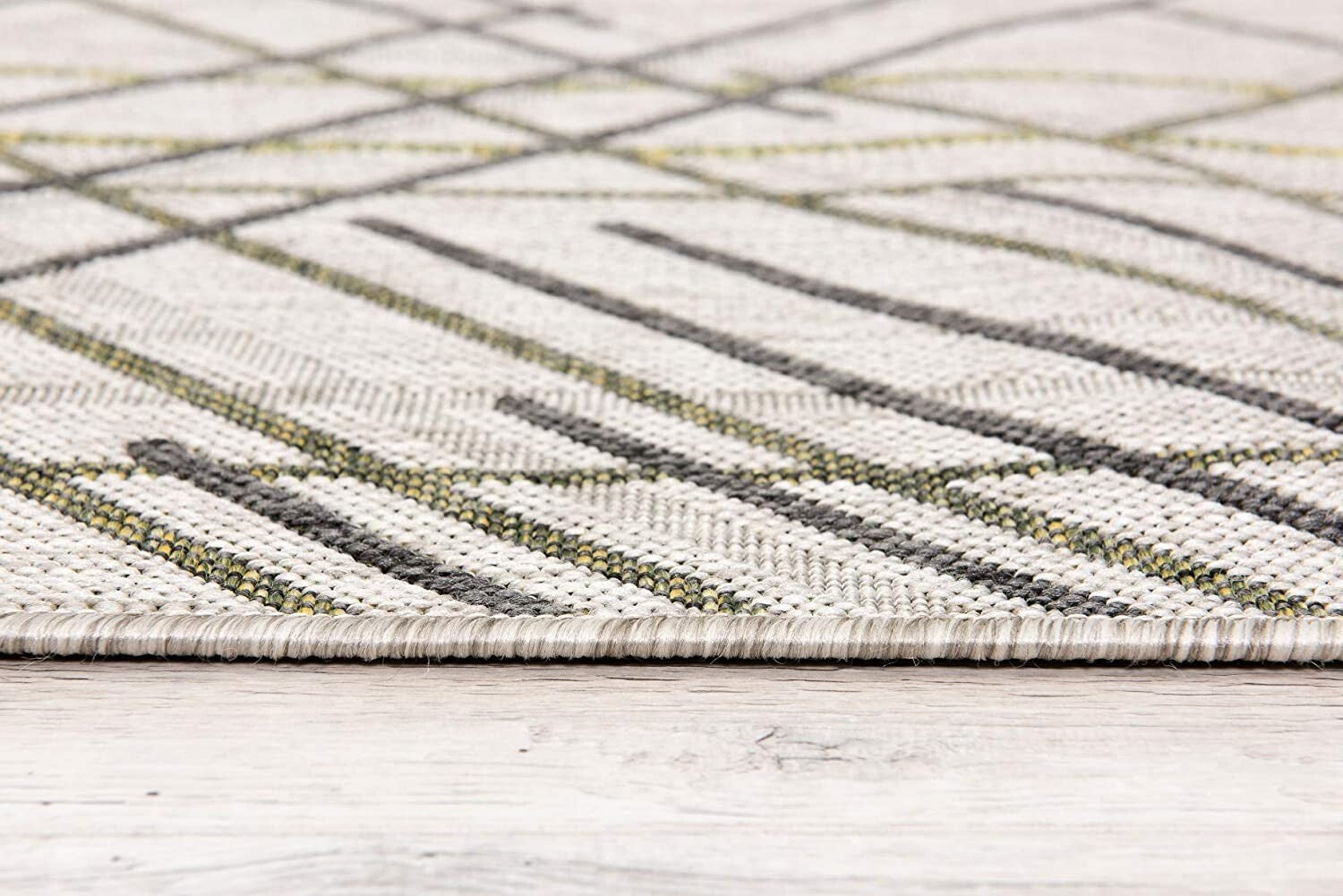 3' X 5' Sage Abstract Linework Area Rug