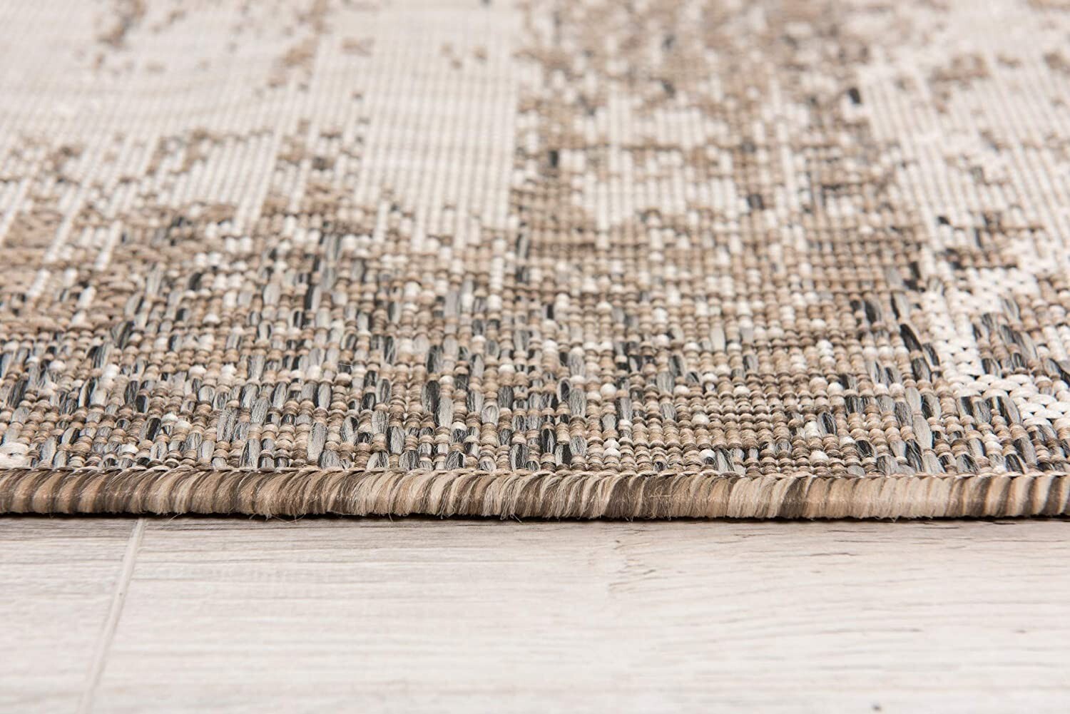 3' X 13' Beige Boho Chic Runner Rug