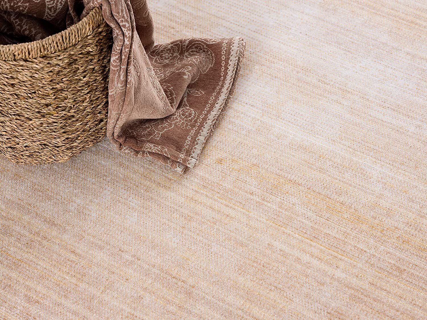 2' x 13' Beige Faded Sunset Runner Rug