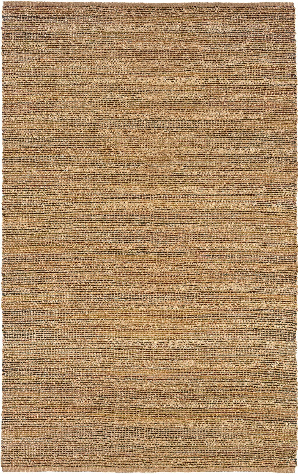 8' x 10' Brown Braided Jute Area Rug
