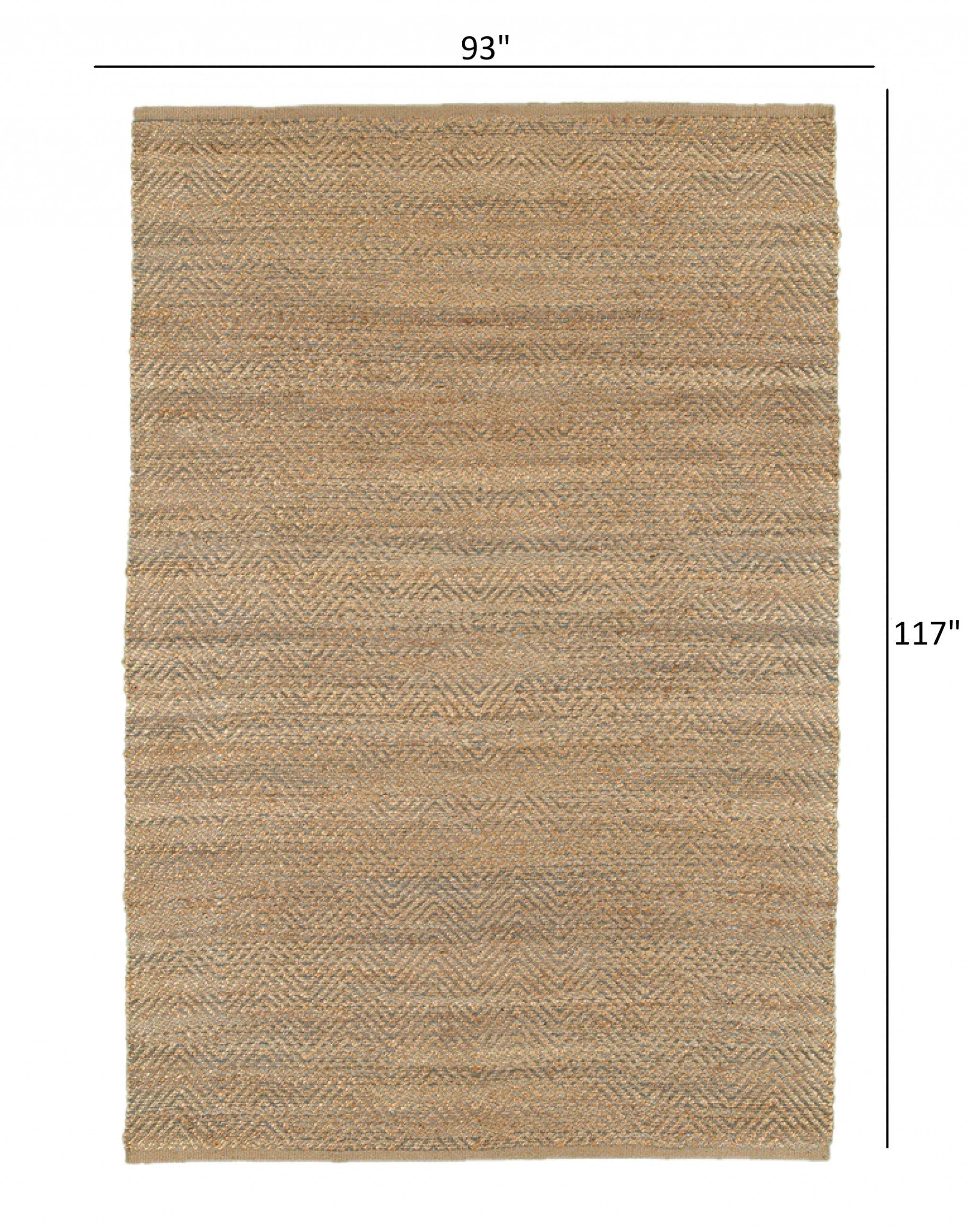 8' x 10' Tan and Gray Boho Chic Area Rug