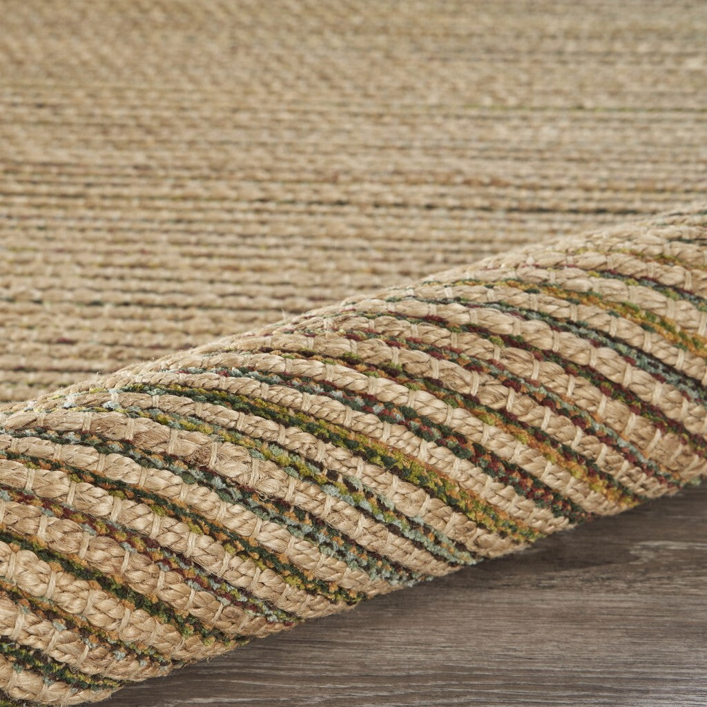 9' x 12' Natural Undertone Striated Area Rug