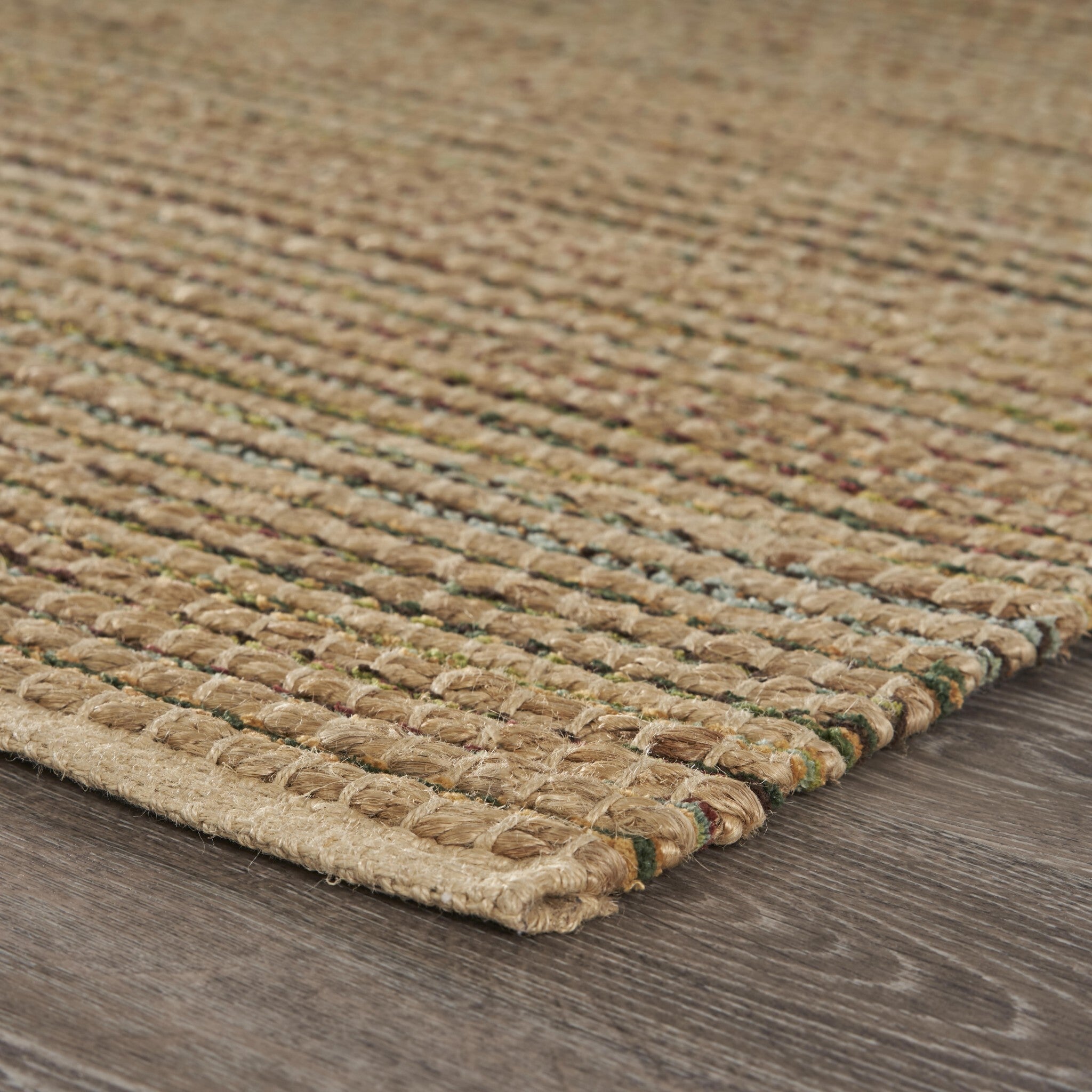 9' x 12' Natural Undertone Striated Area Rug