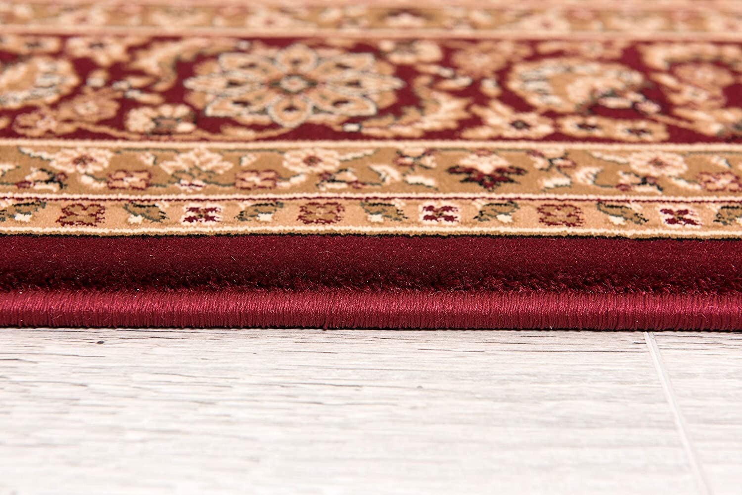 2' x 8' Red Decorative Diamonds Runner Rug