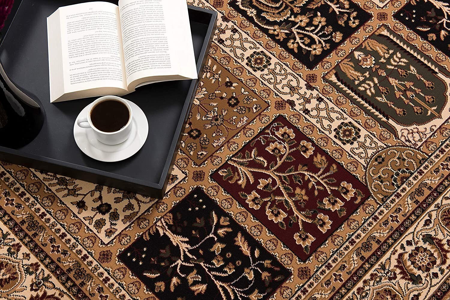 2' x 13' Cream Traditional Decorative Runner Rug