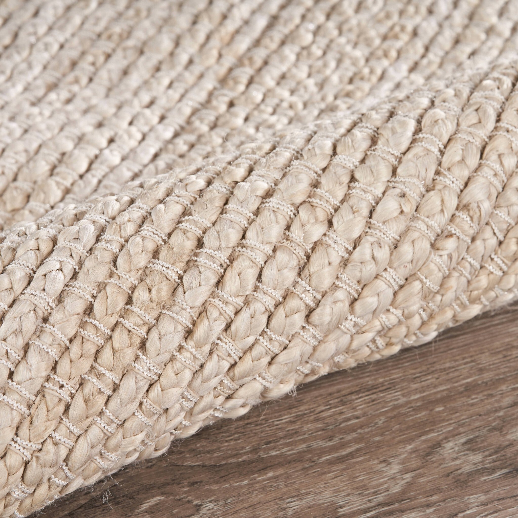 9' x 12' Natural Bleached Contemporary Area Rug