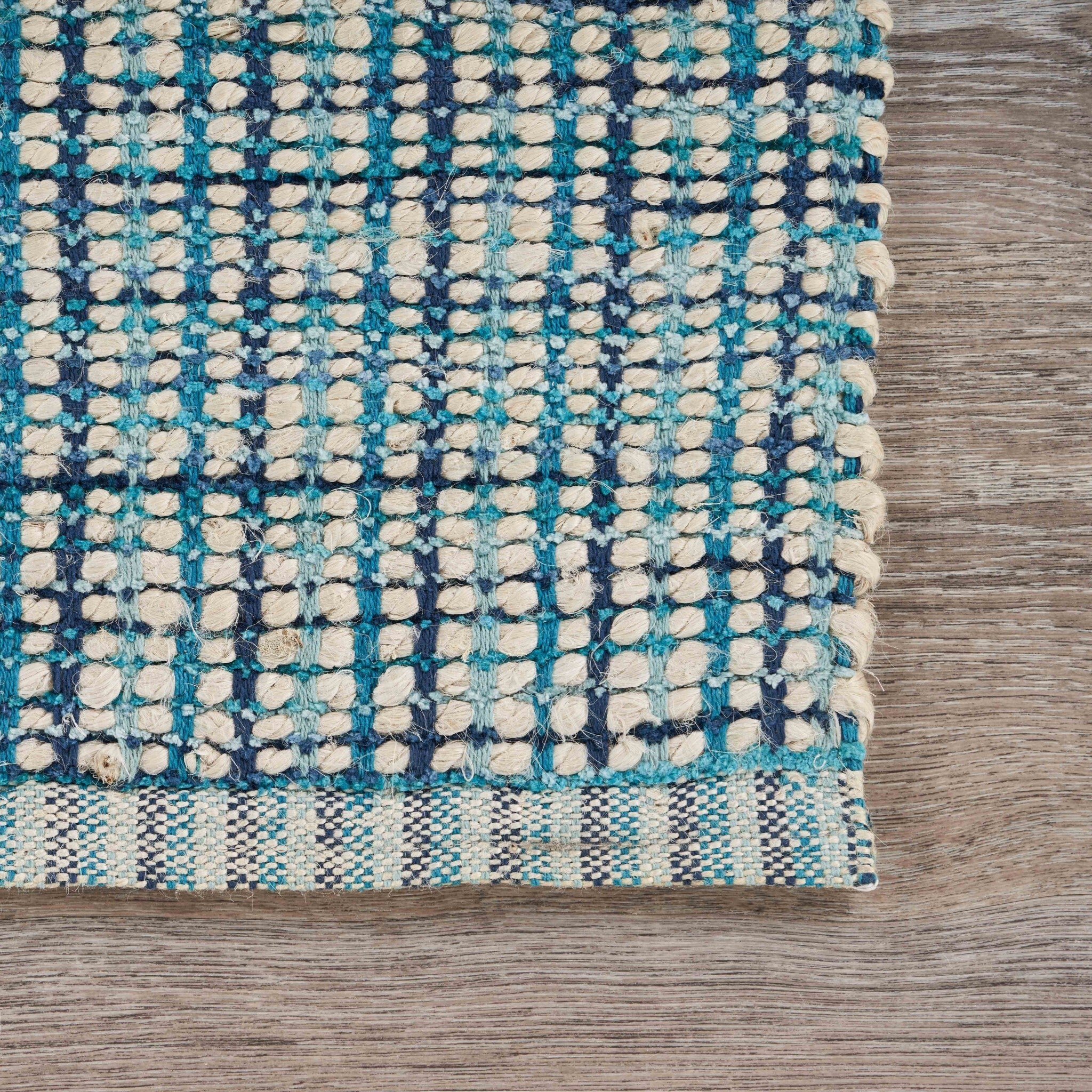 5' x 8' Classic Blue Jute Area Rug