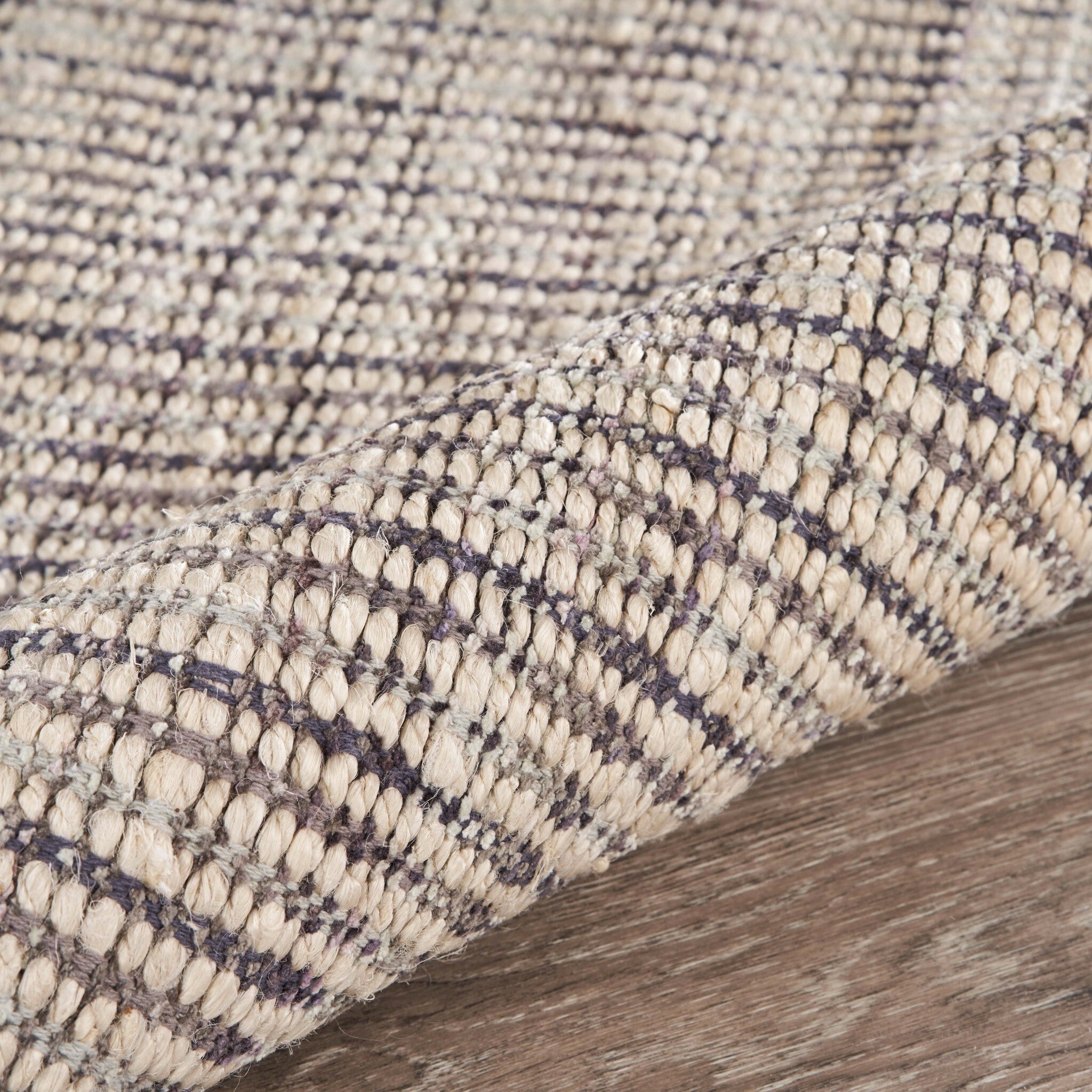 8' x 10' Brown and Beige Toned Jute Area Rug