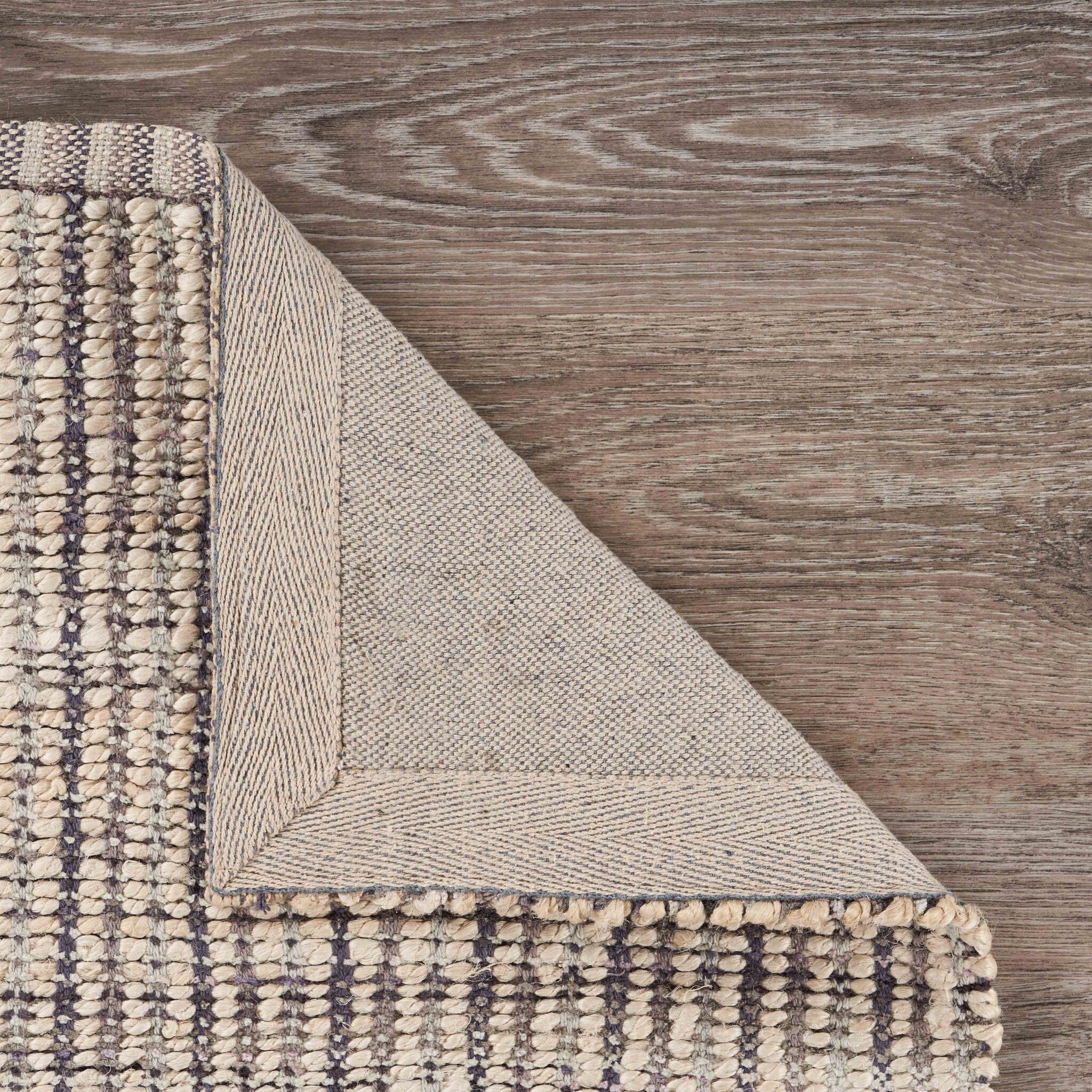 9' x 12' Brown and Beige Toned Jute Area Rug