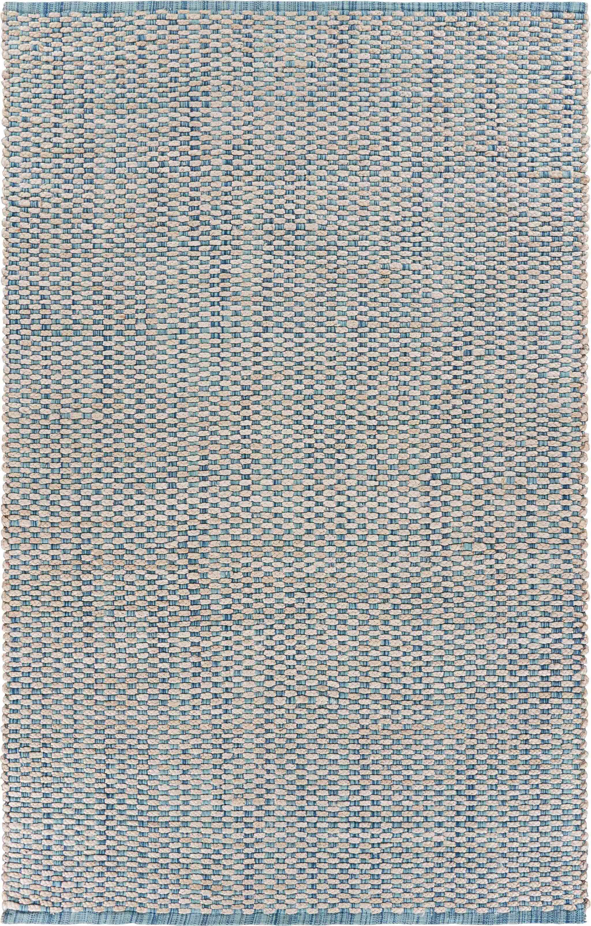 9' x 12' Blue and Beige Toned Area Rug