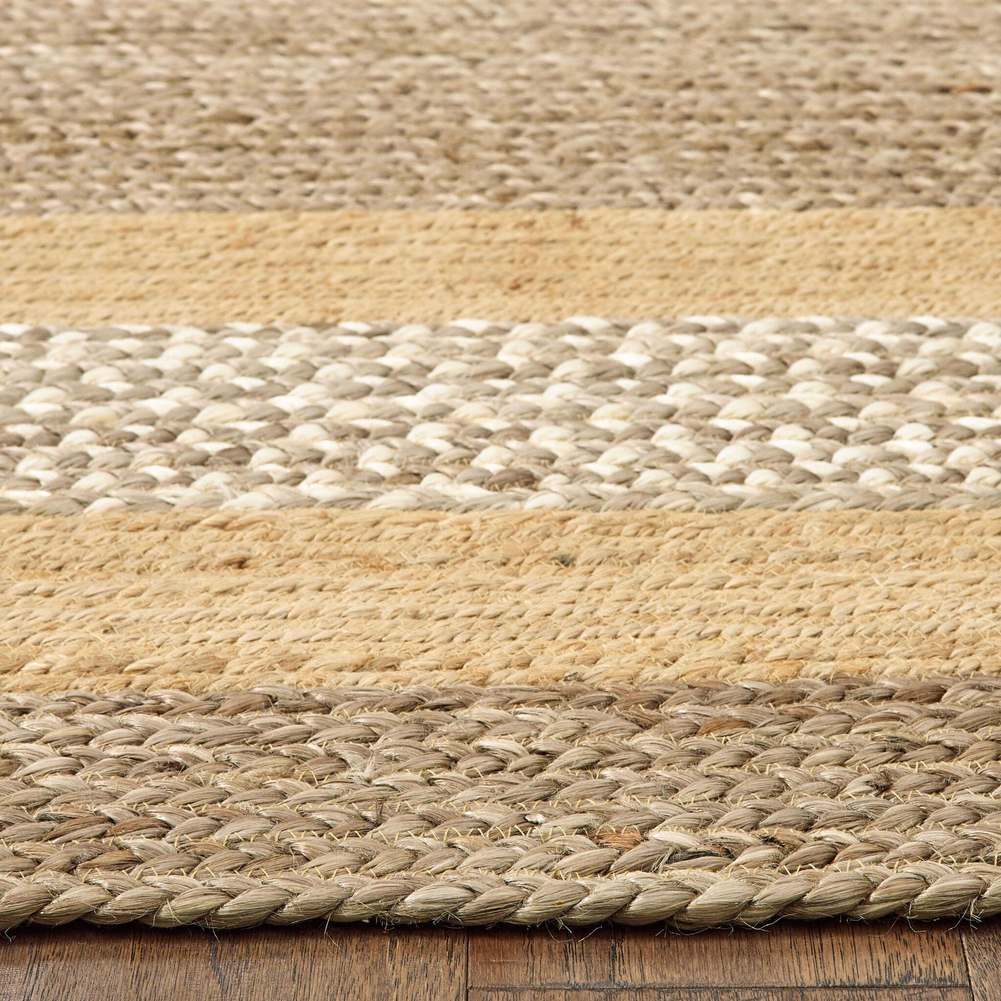 4' x 6' Tan and Beige Bordered Area Rug