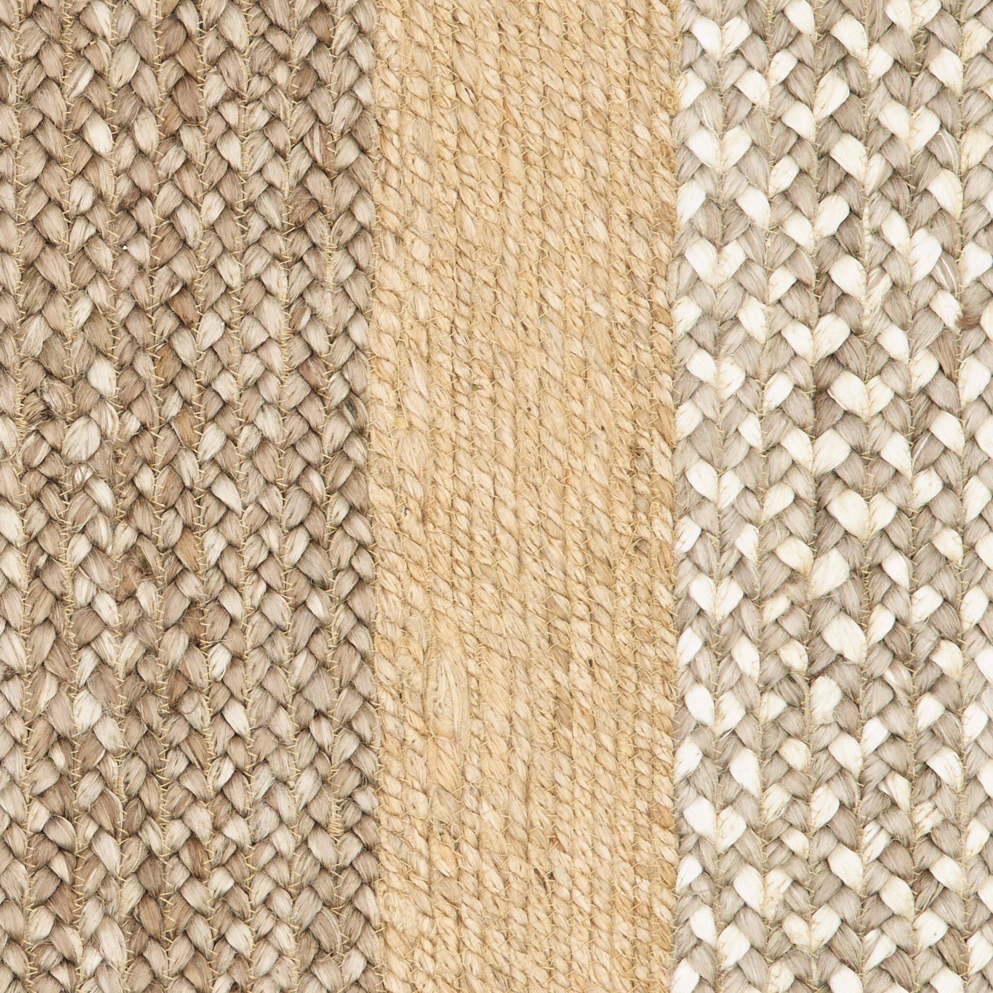 5' x 8' Tan and Beige Bordered Area Rug