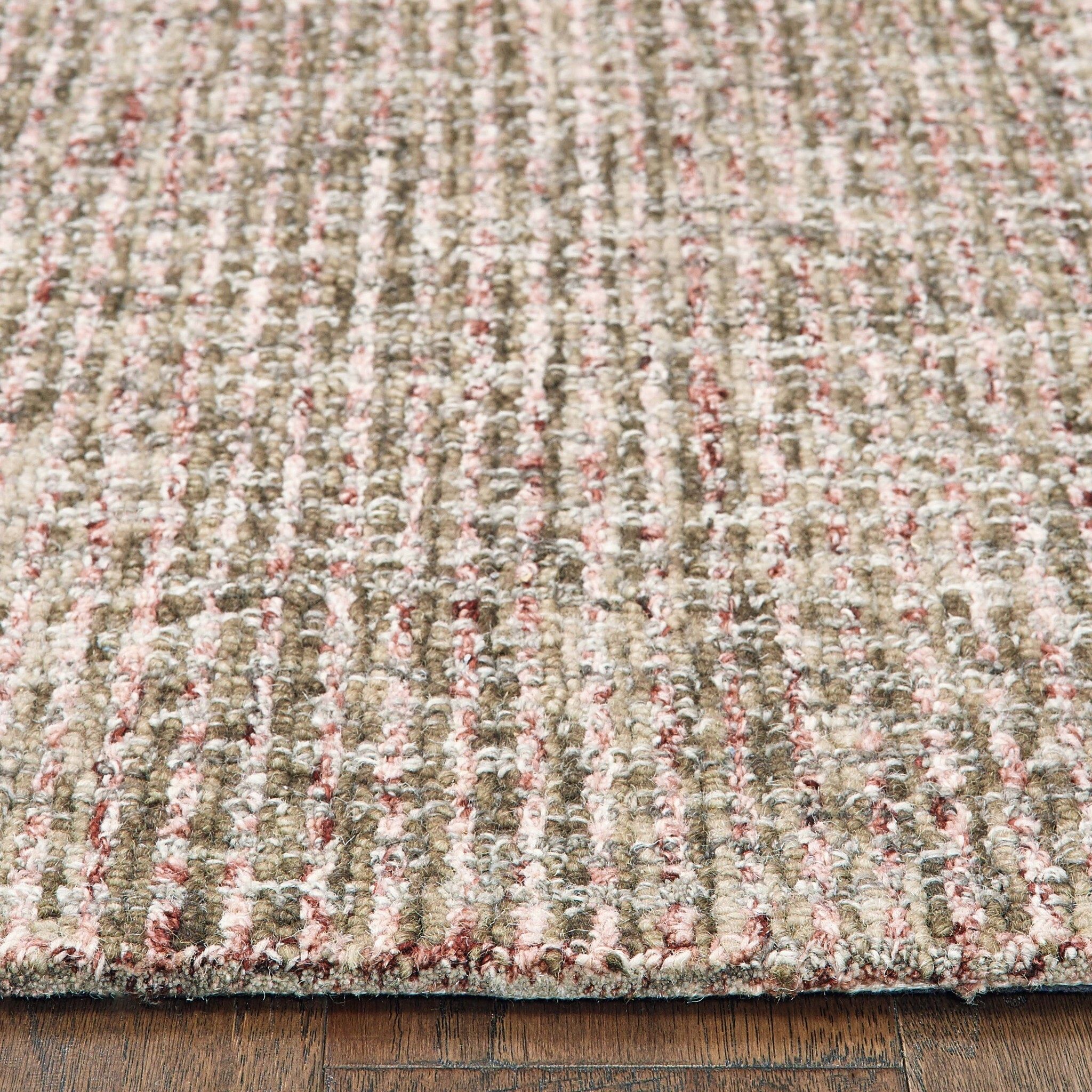 9' x 12' Brown Detailed Weave Area Rug