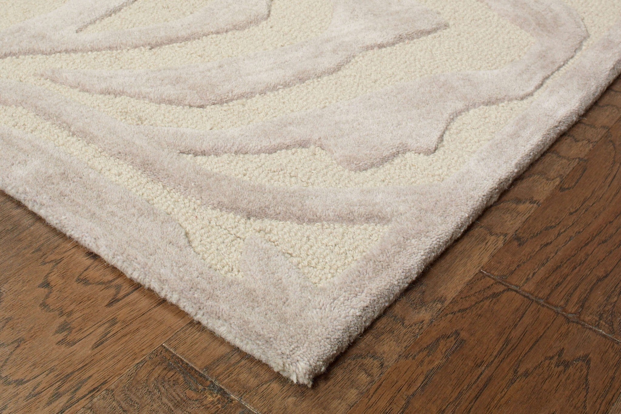 5' x 8' Taupe Zebra Pattern Area Rug