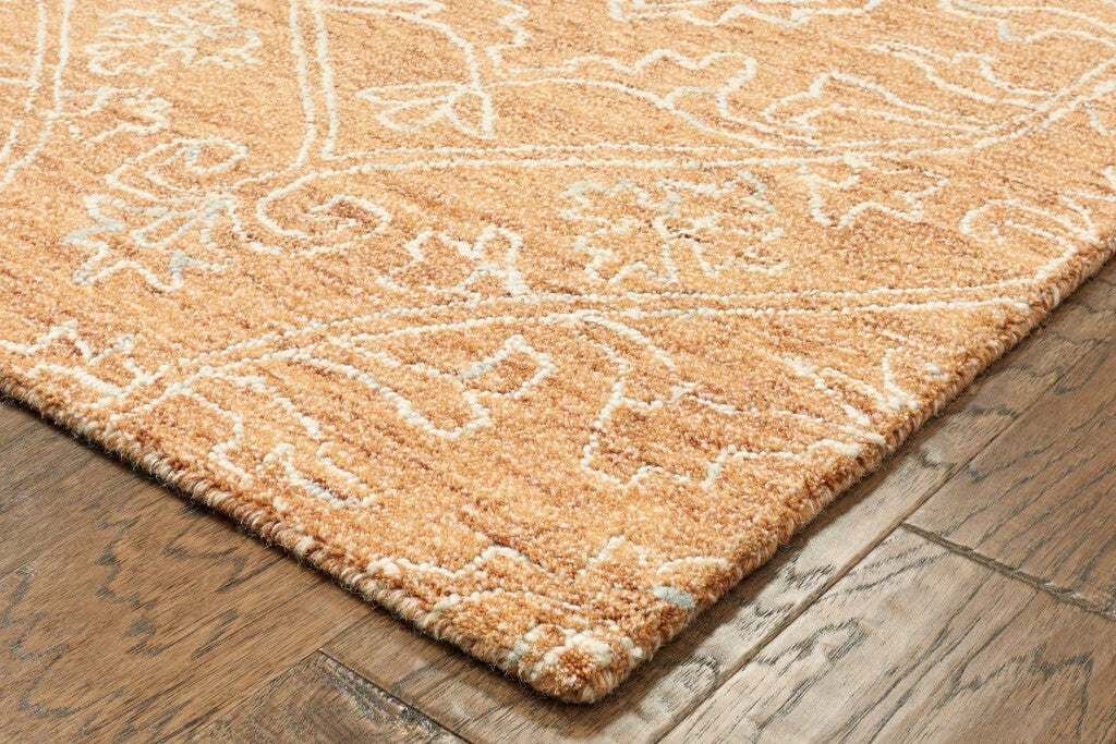 5' x 8' Rustic Floral Paradise Area Rug