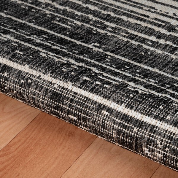 5' x 7' Gray Gradient Indoor Outdoor Area Rug