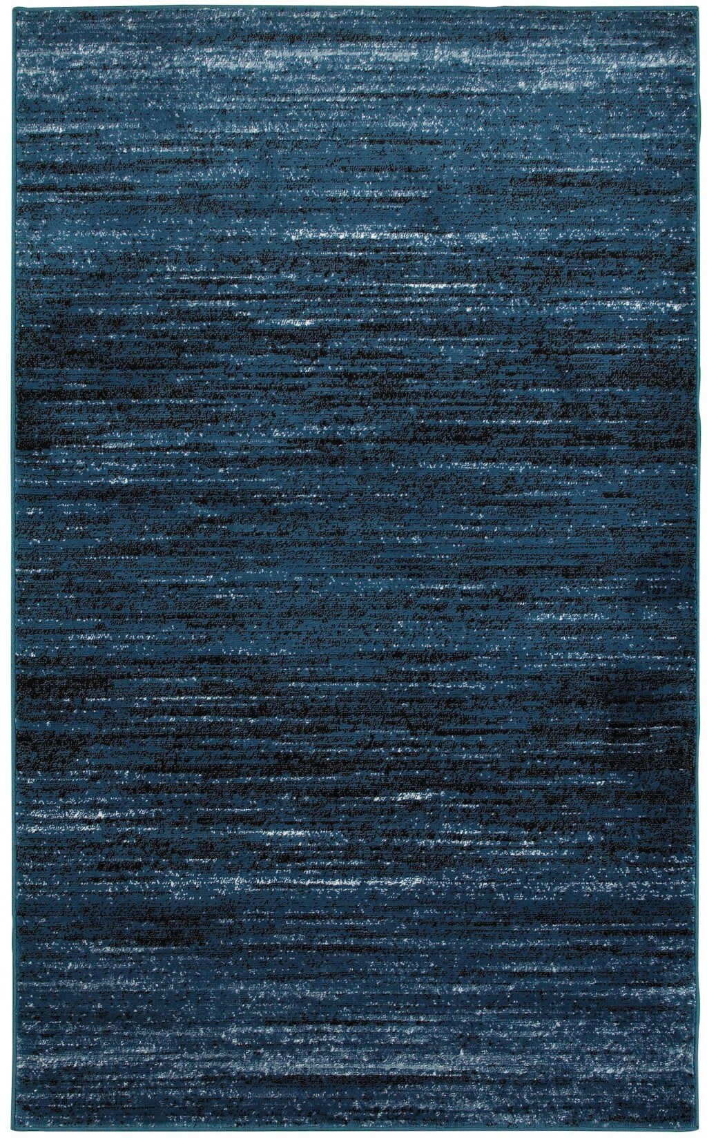 8' x 10' Blue Abstract Ocean Area Rug