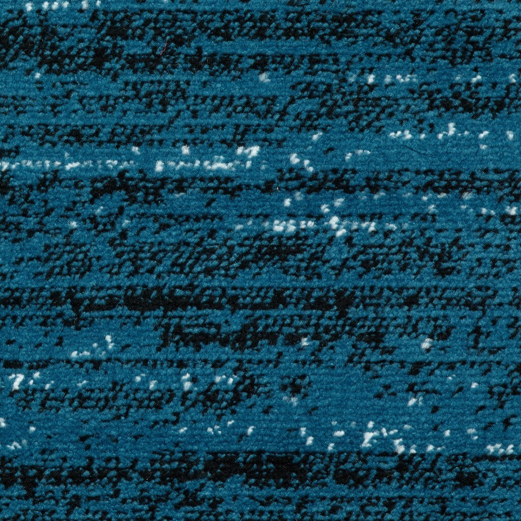 8' x 10' Blue Abstract Ocean Area Rug