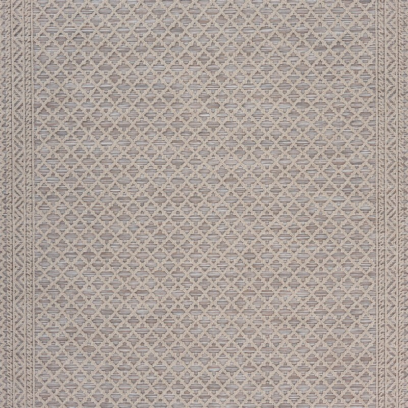8' x 10' Gray Classic Indoor Outdoor Area Rug