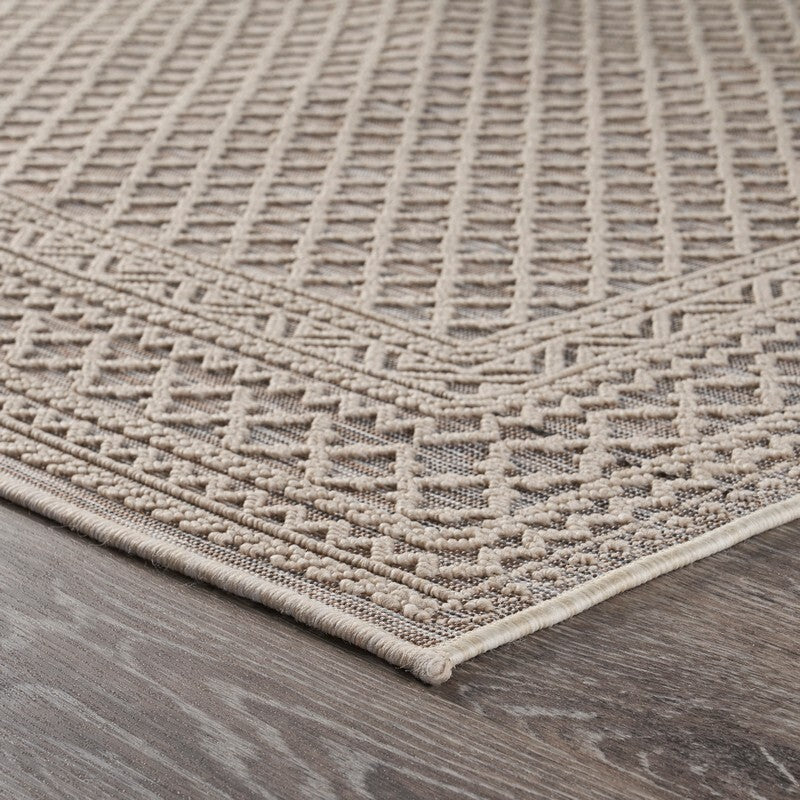 8' x 10' Gray Classic Indoor Outdoor Area Rug