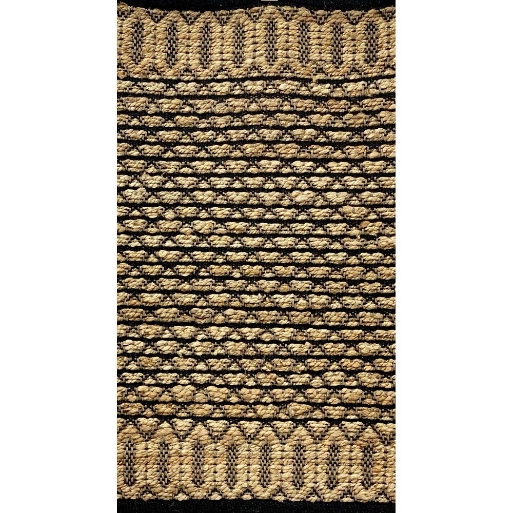 3' x 4' Tan and Black Ornate Geometric Area Rug - Buy Rugs