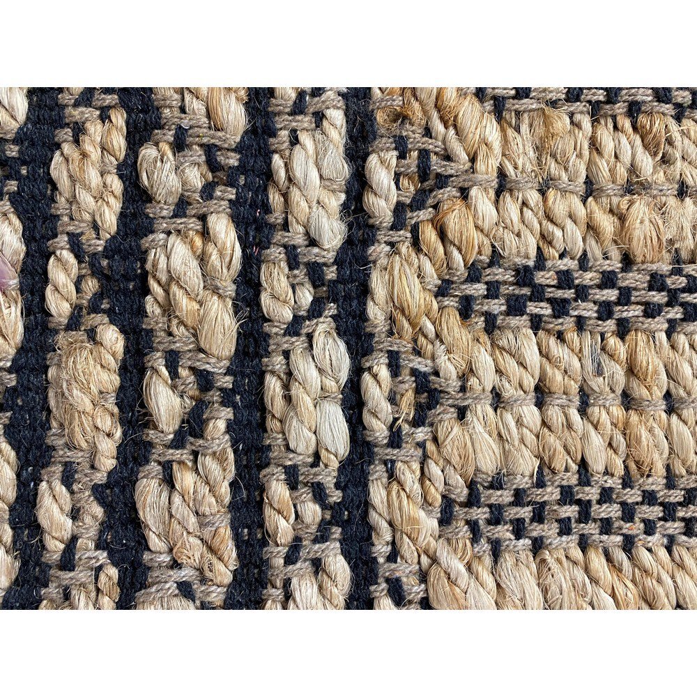 3' x 4' Tan and Black Ornate Geometric Area Rug