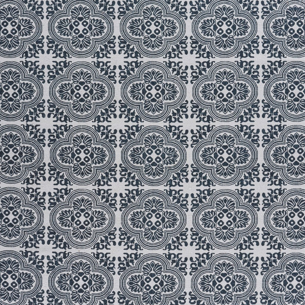 5' x 7' Blue and Green Chindi Area Rug