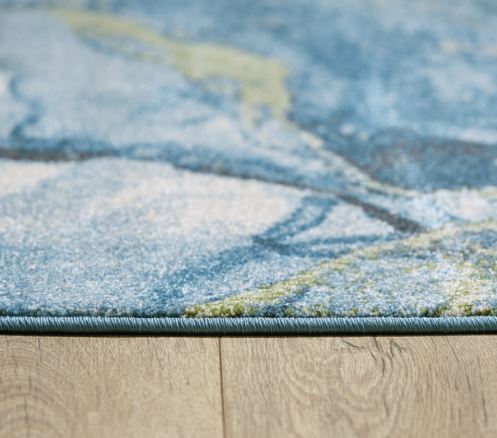 8' x 11' Blue Sage Abstract Stone Modern Area Rug