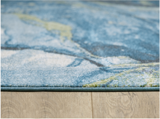 10' x 13' Blue Sage Abstract Stone Modern Area Rug