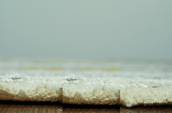 2' x 8' Blue White Distressed Traditional Runner Rug