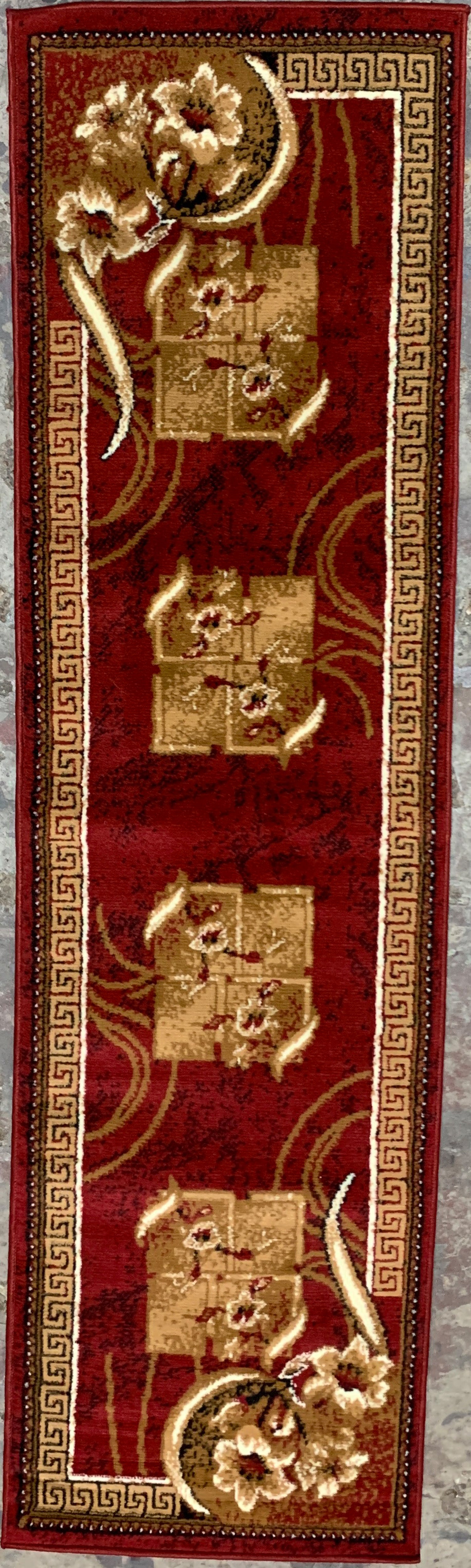 Corrales Floweret Red Indoor Area Rug