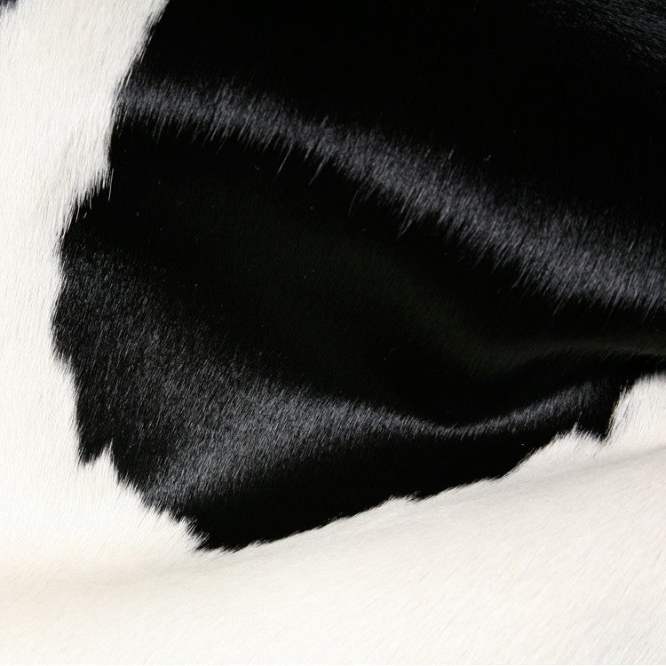 Black And White Cowhide Animal Print Area Rug