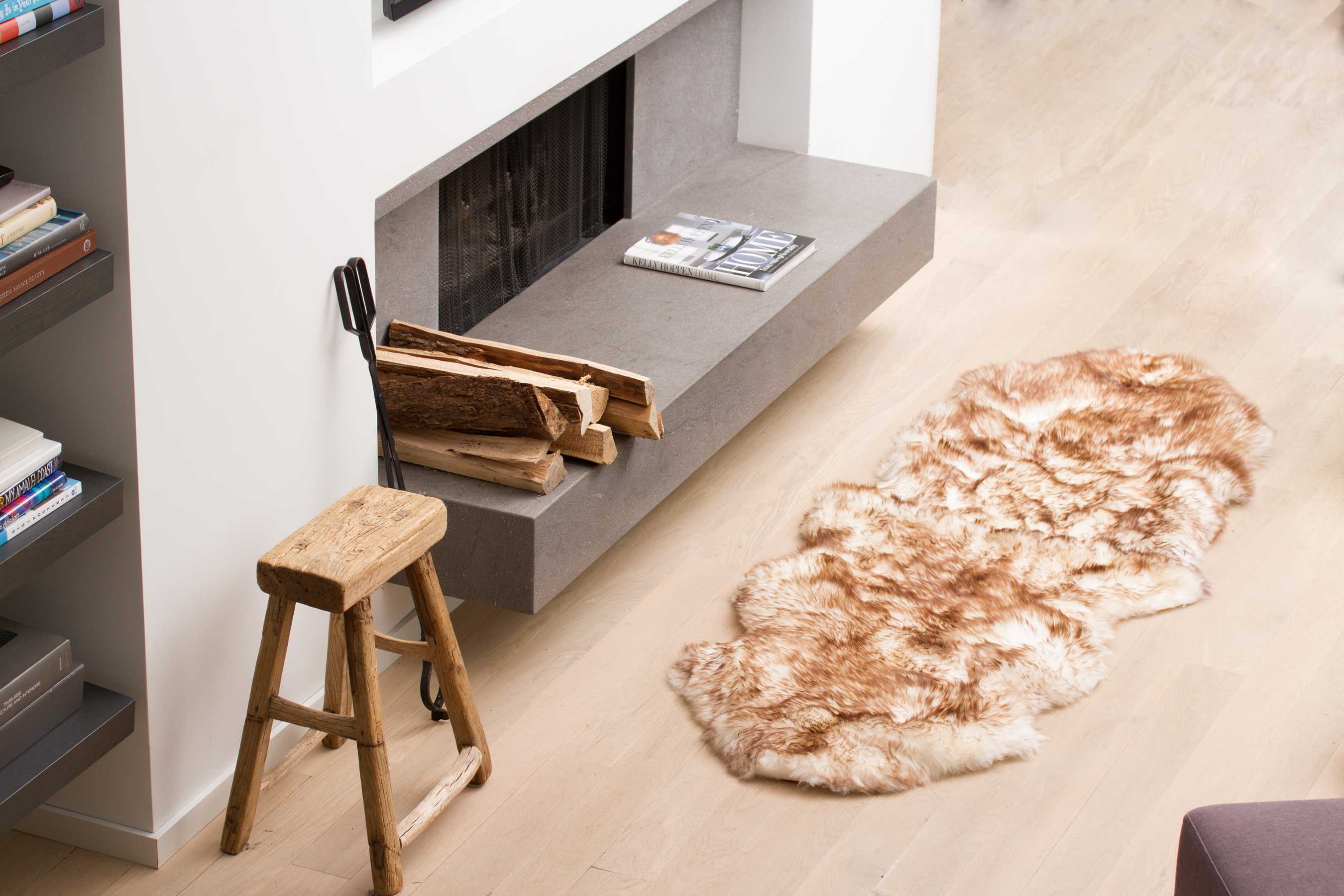 Gradient Chocolate Animal Print Area Rug