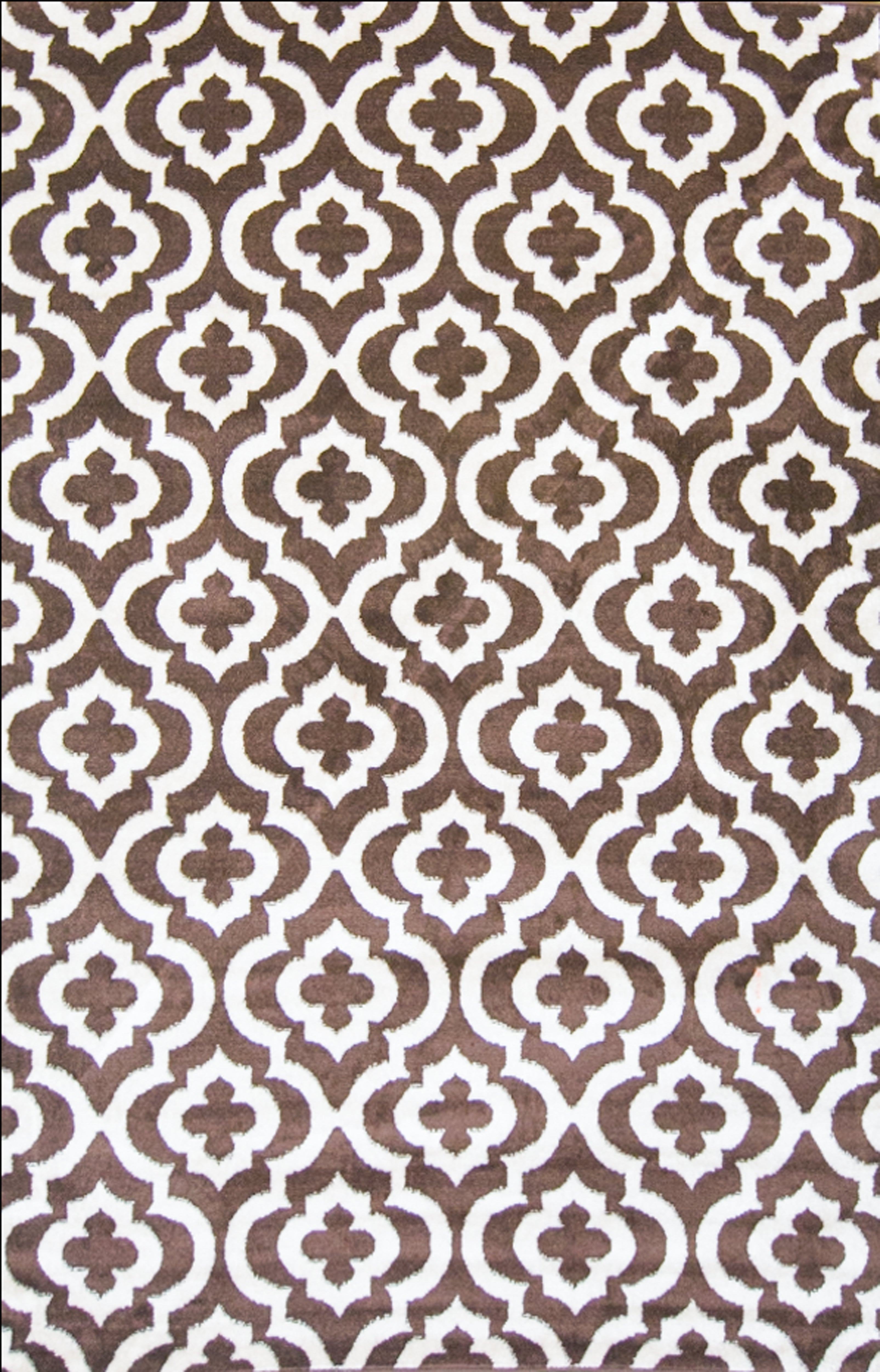 Mirror Rehash Brown Area Rug 5 ft. by 7 ft.