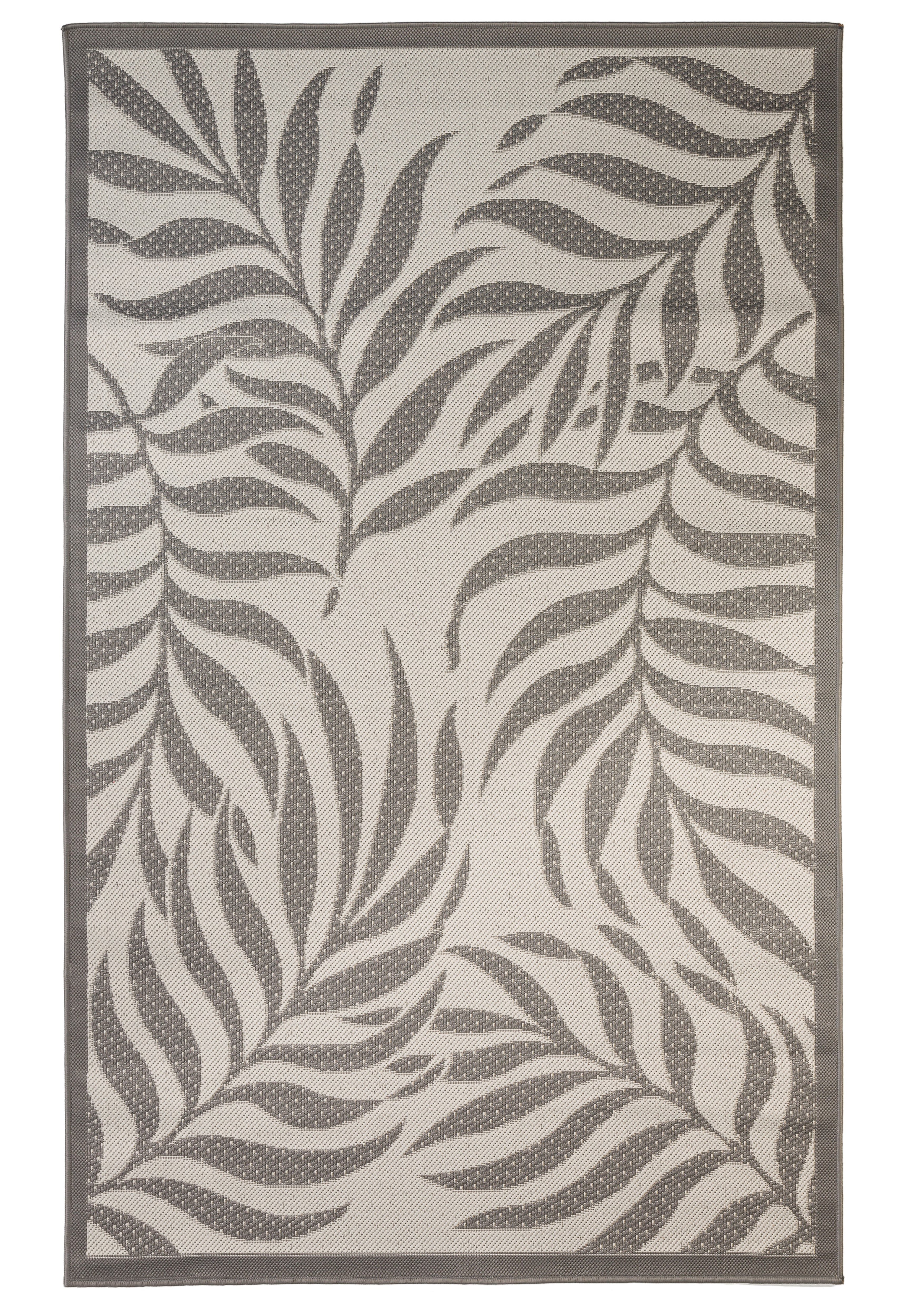 Botanical Indoor/Outdoor Light Gray Rug