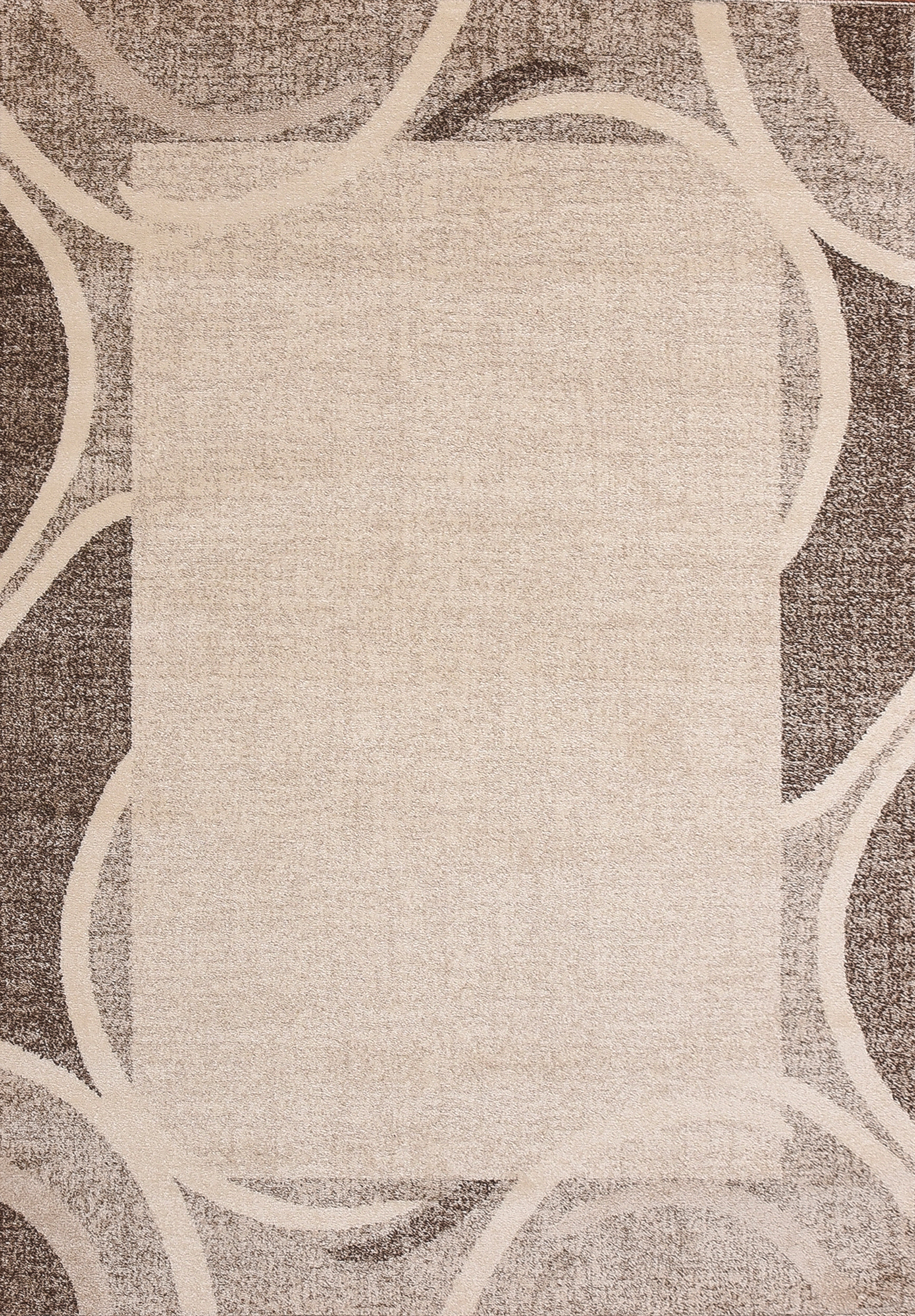 Ocean Crest Brown Beige Area Rug 3 ft. by 5 ft.
