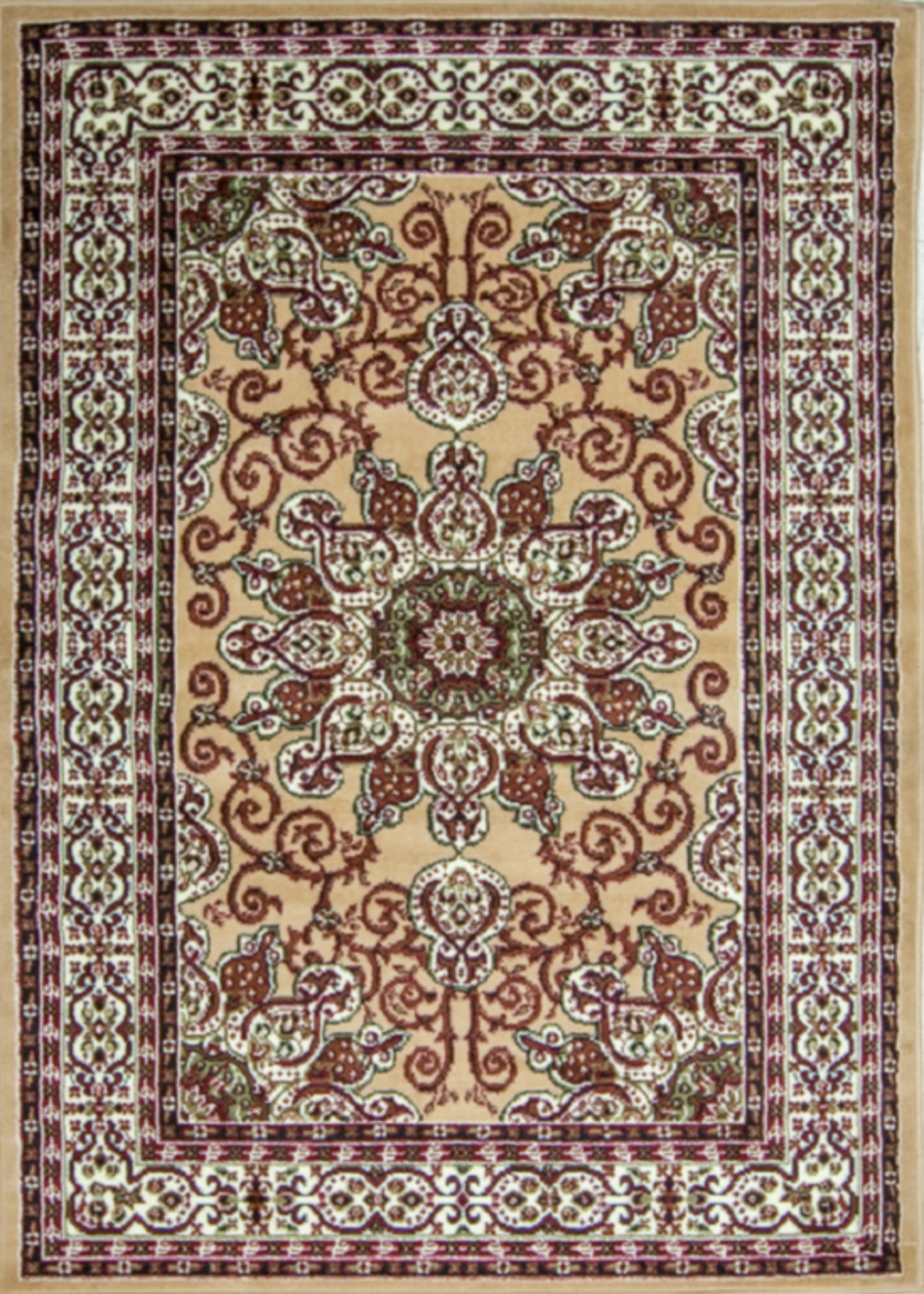 Staveley Hand-Tufted Brown/Beige Area Rug