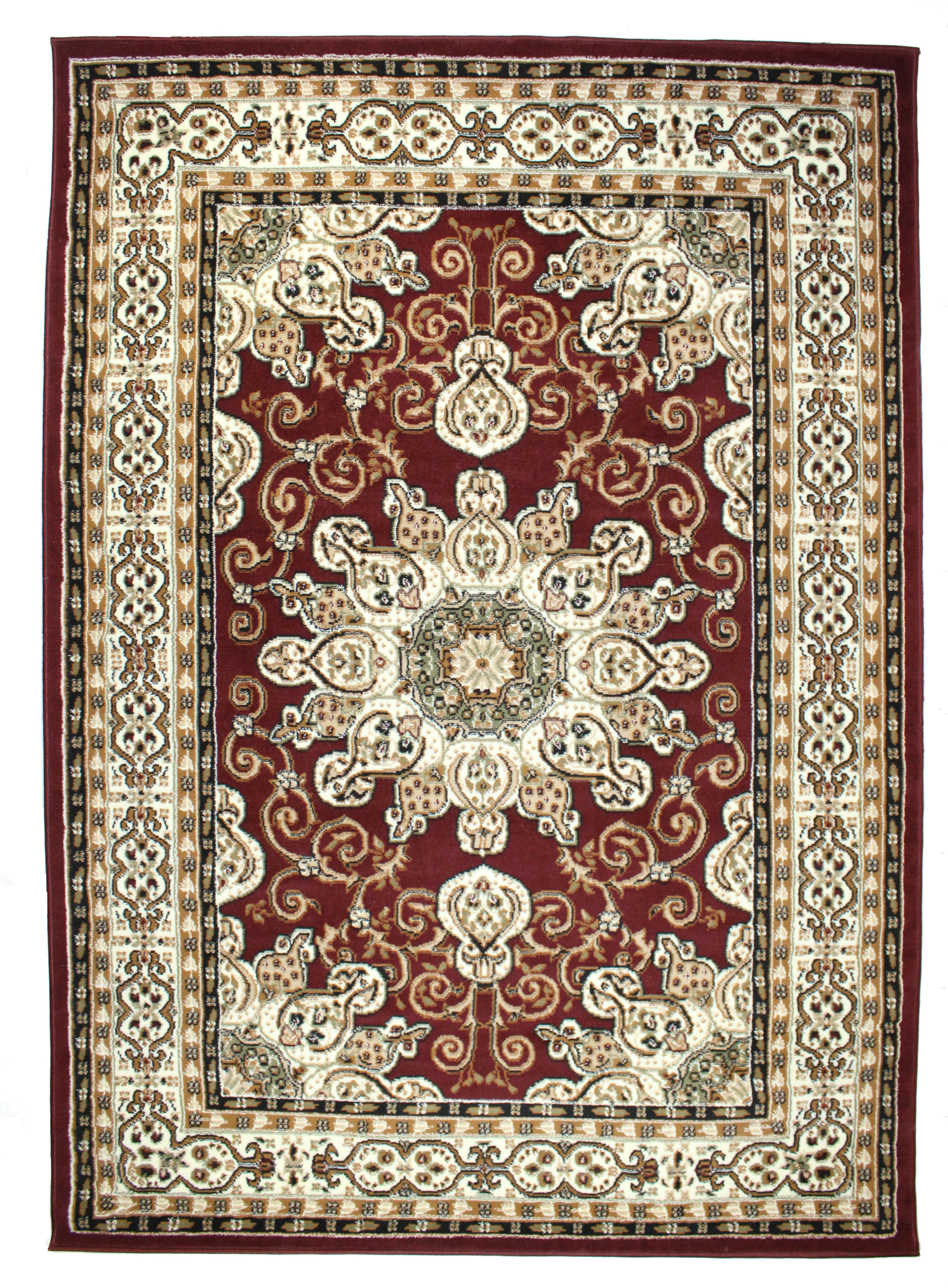 Meredosia Red/Brown Area Rug