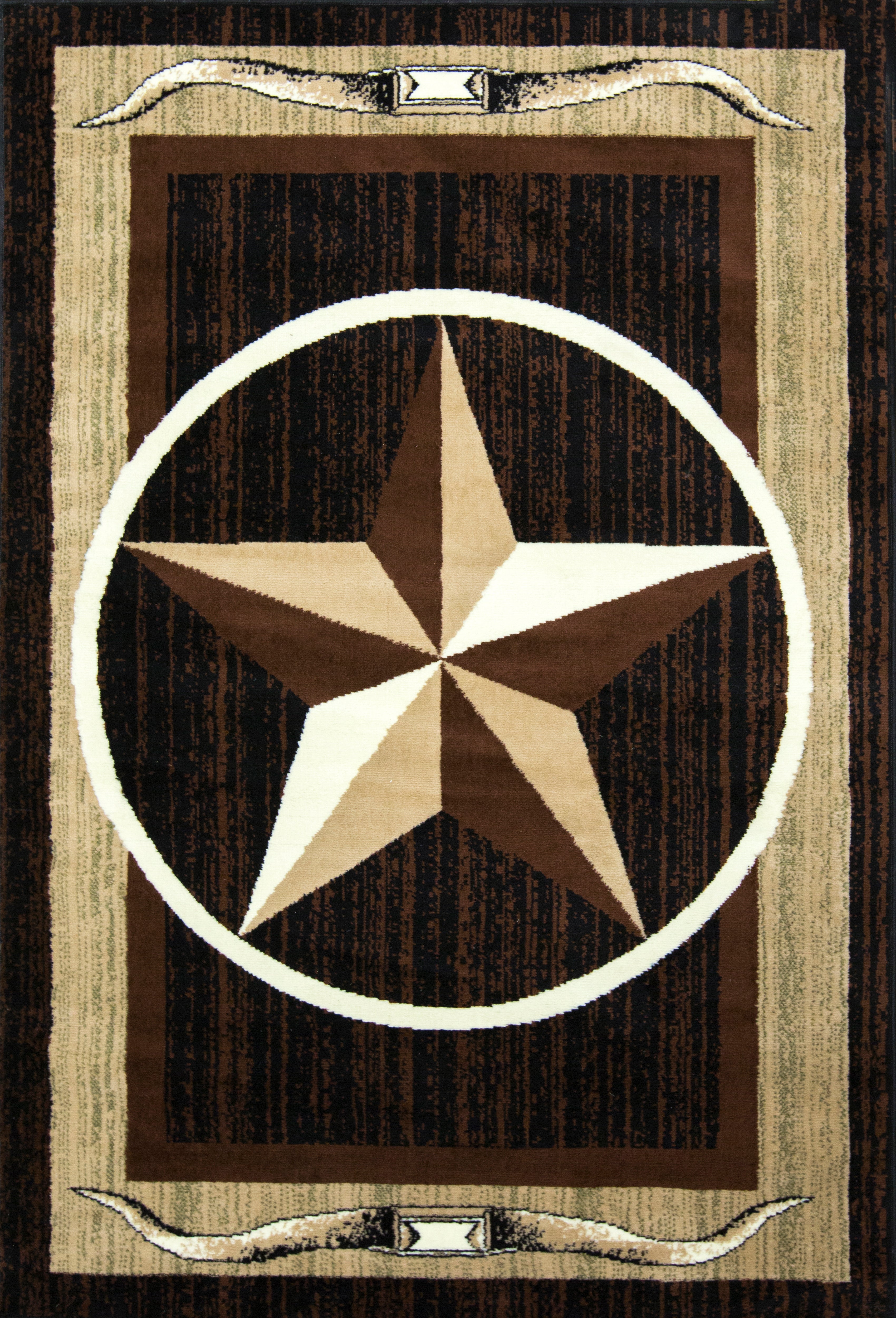 Star Brown/Beige Area Rug