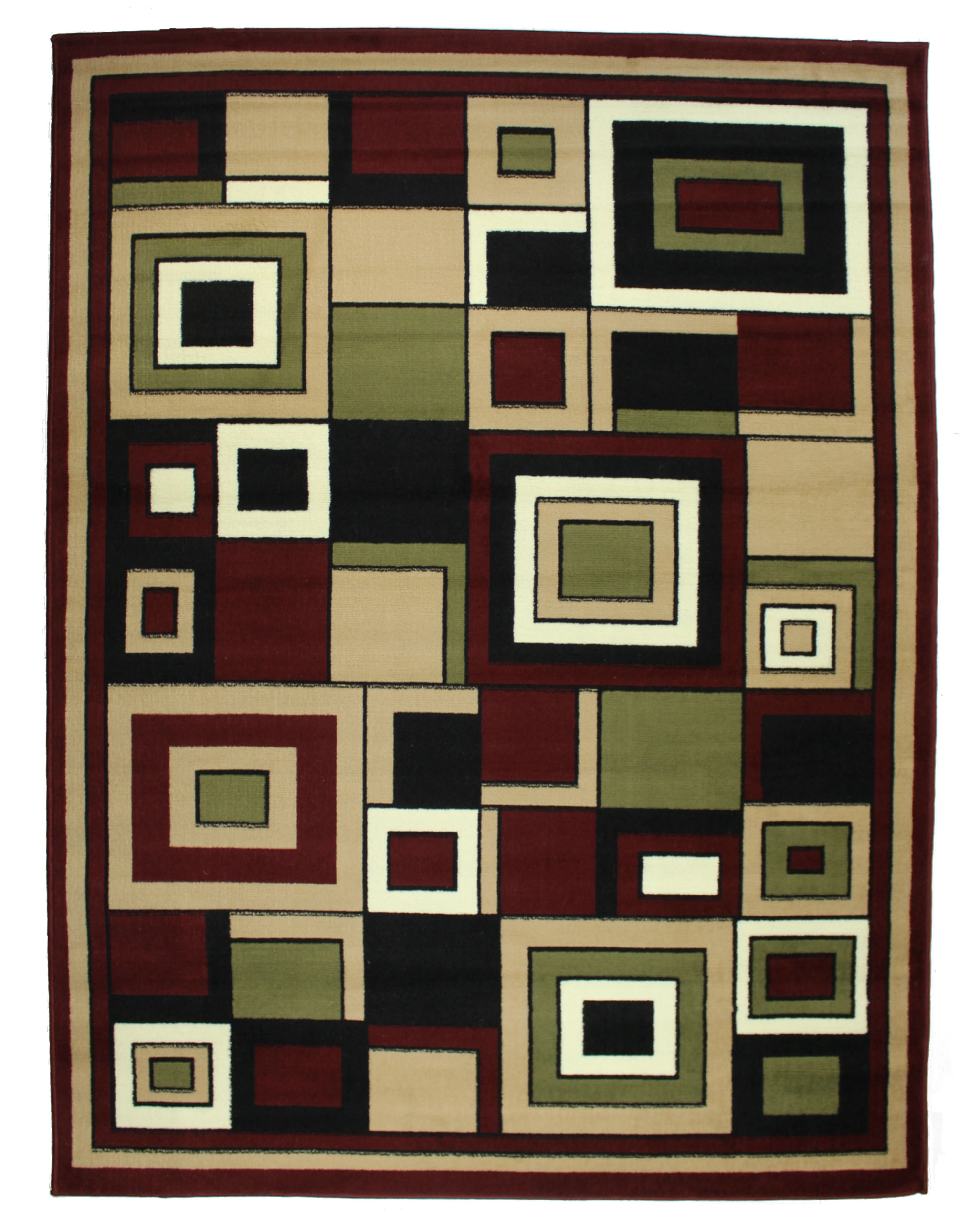 Plaza Red Indoor Area Rug