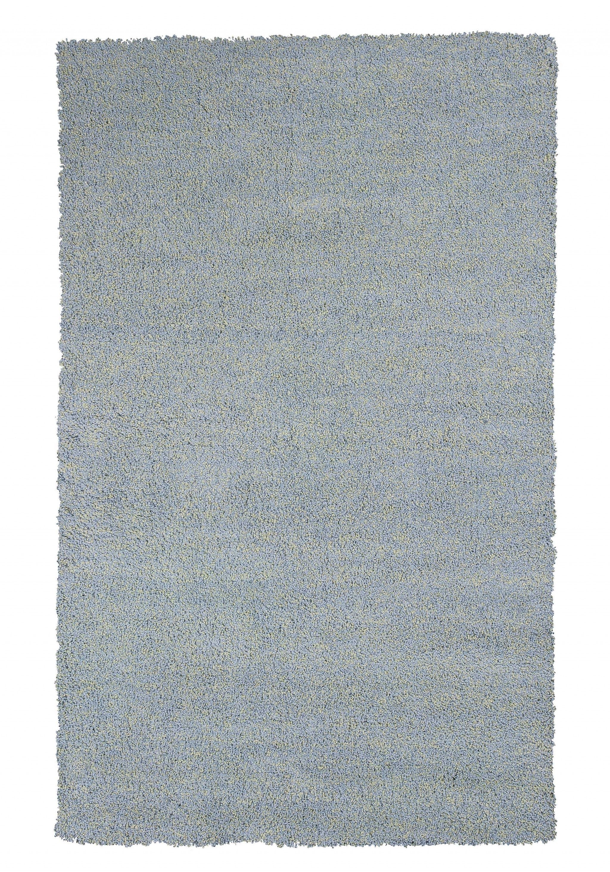 5' X 7' Blue Heather Plain Indoor Area Rug