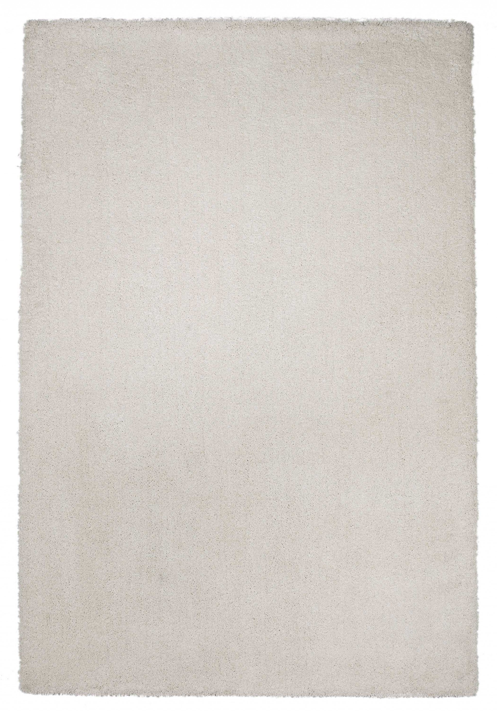 5' X 7' Ivory Plain Indoor Area Rug